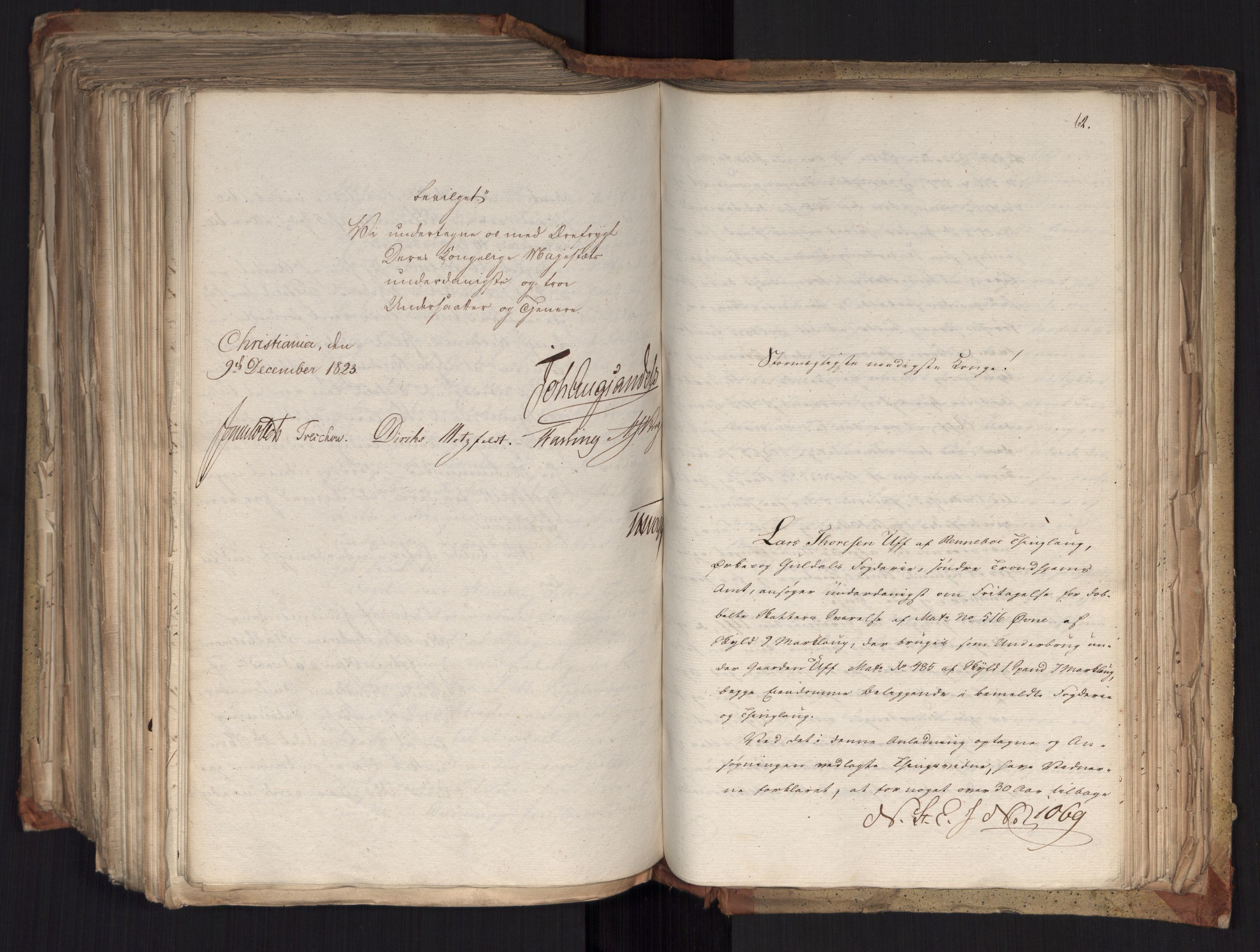 Statsrådsavdelingen i Stockholm, AV/RA-S-1003/D/Da/L0036: Regjeringsinnstillinger nr. 841-1114, 1823, s. 671