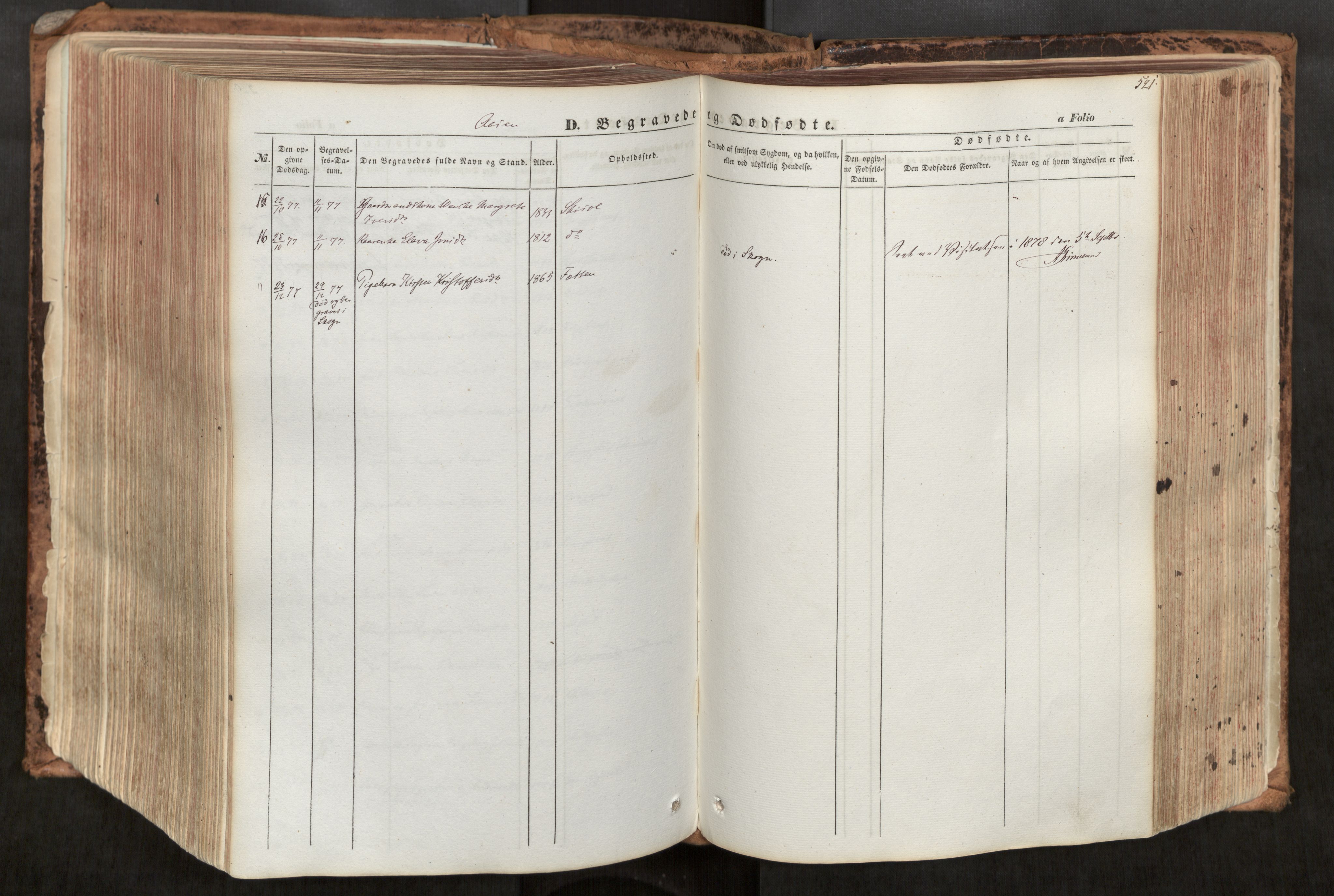 Ministerialprotokoller, klokkerbøker og fødselsregistre - Nord-Trøndelag, SAT/A-1458/713/L0116: Ministerialbok nr. 713A07, 1850-1877, s. 521