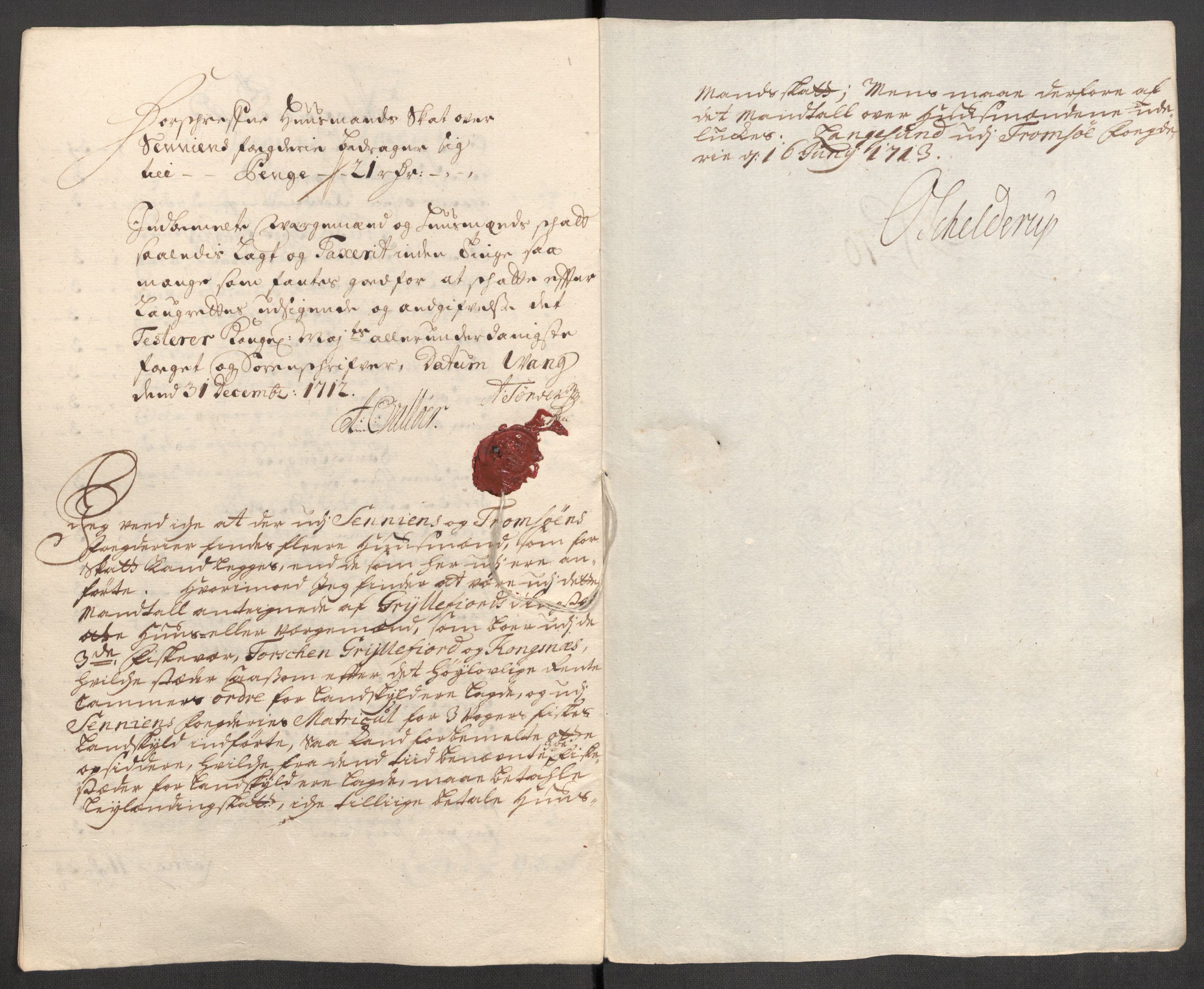 Rentekammeret inntil 1814, Reviderte regnskaper, Fogderegnskap, AV/RA-EA-4092/R68/L4758: Fogderegnskap Senja og Troms, 1711-1712, s. 353
