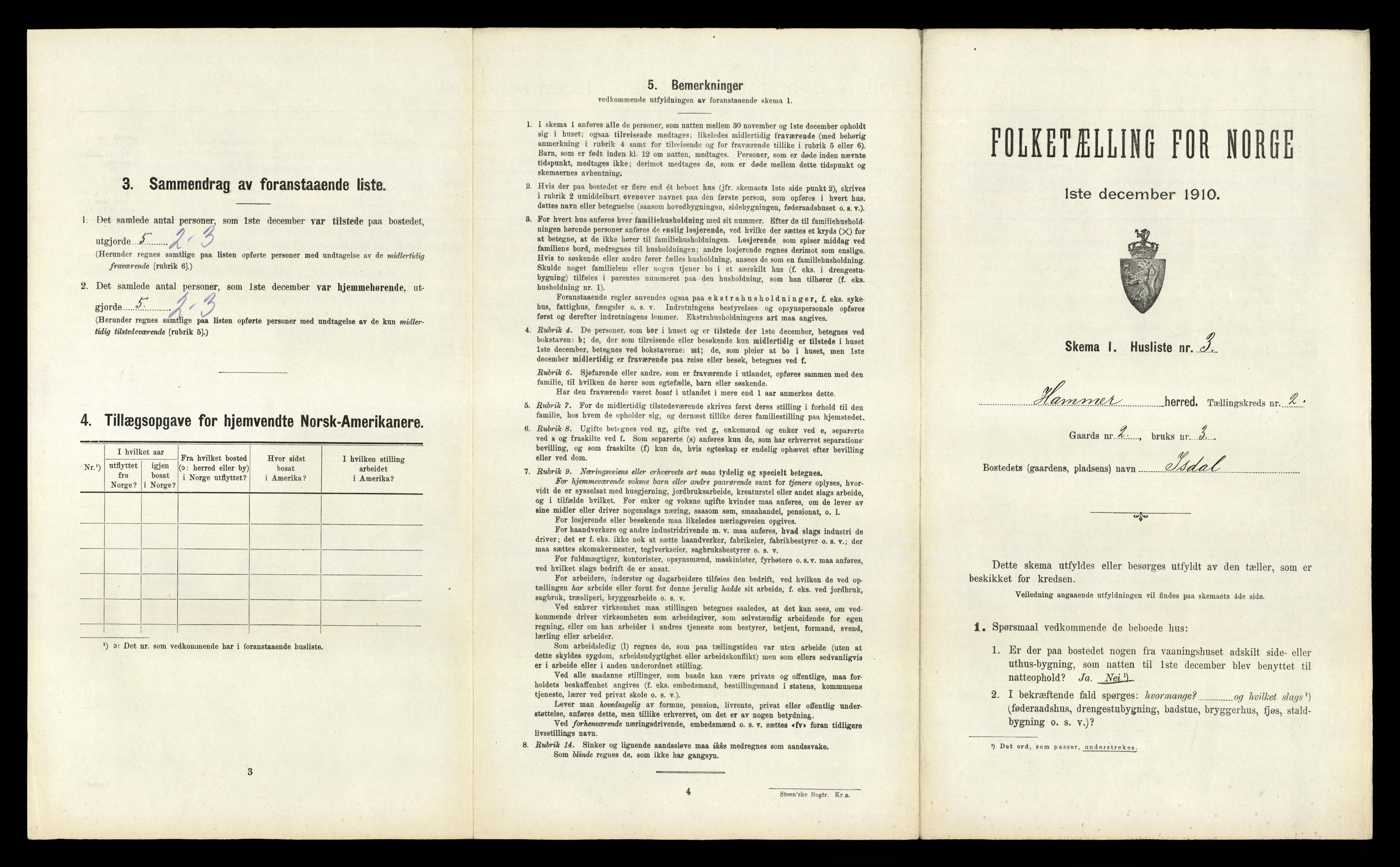 RA, Folketelling 1910 for 1254 Hamre herred, 1910, s. 78