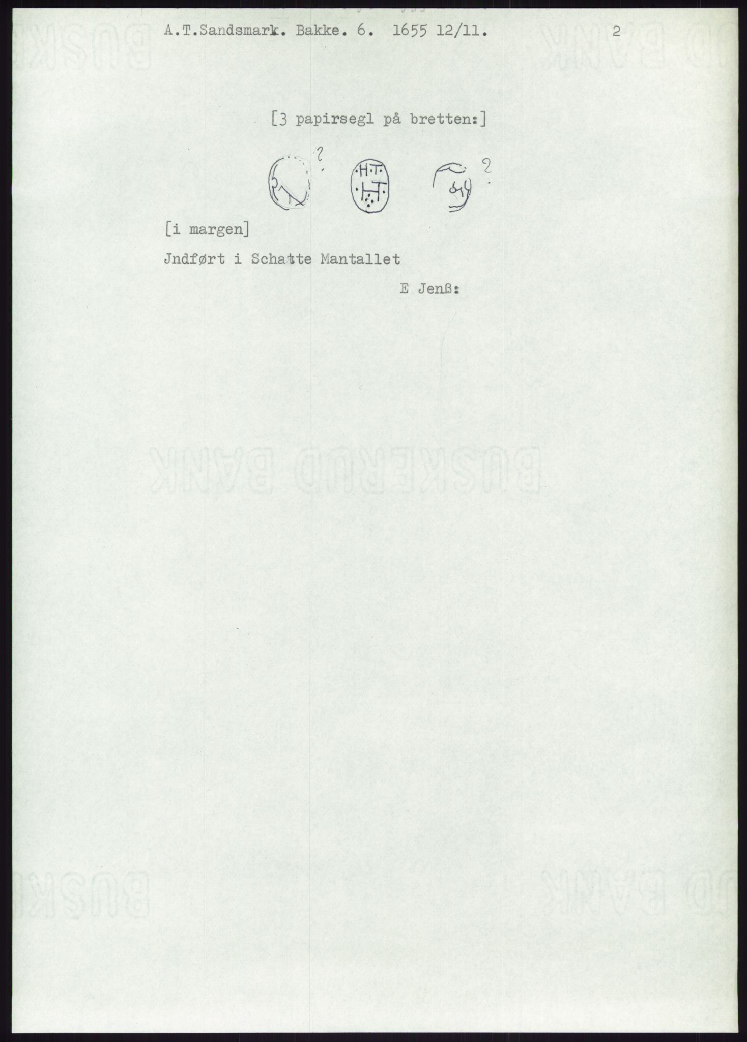 Samlinger til kildeutgivelse, Diplomavskriftsamlingen, RA/EA-4053/H/Ha, s. 2692