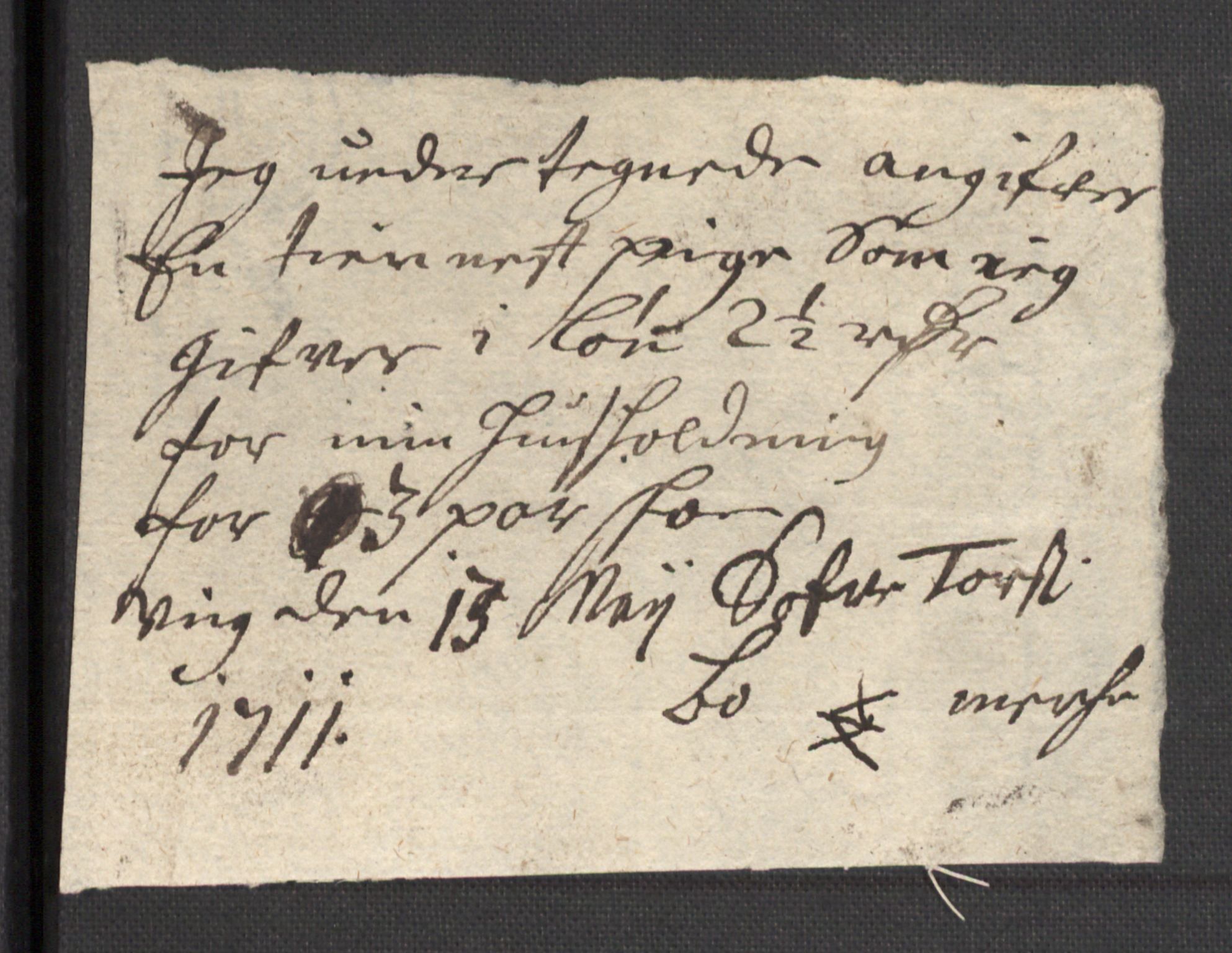Rentekammeret inntil 1814, Reviderte regnskaper, Fogderegnskap, AV/RA-EA-4092/R36/L2121: Fogderegnskap Øvre og Nedre Telemark og Bamble, 1711, s. 264
