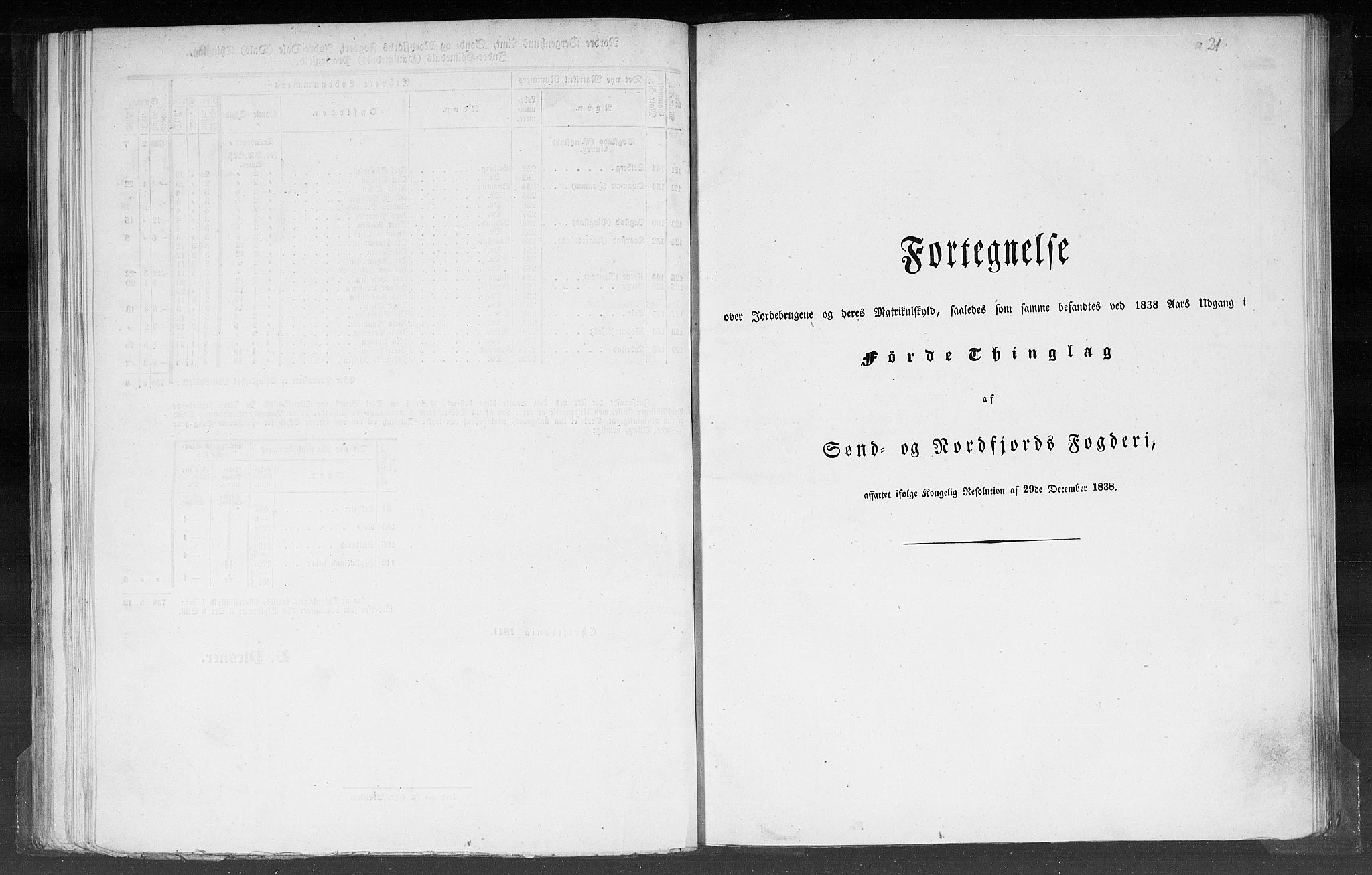 Rygh, RA/PA-0034/F/Fb/L0012: Matrikkelen for 1838 - Nordre Bergenhus amt (Sogn og Fjordane fylke), 1838