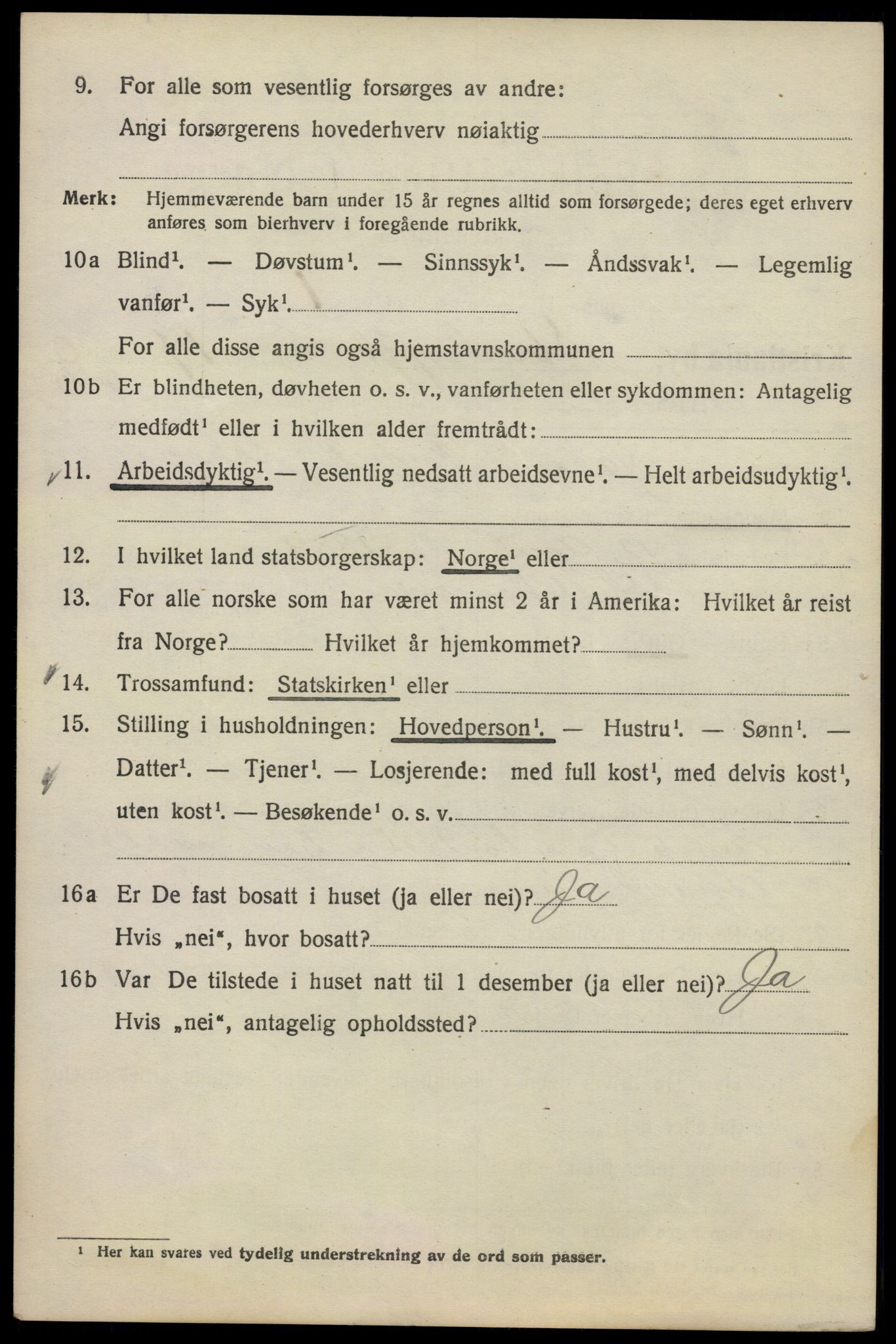 SAO, Folketelling 1920 for 0301 Kristiania kjøpstad, 1920, s. 540038