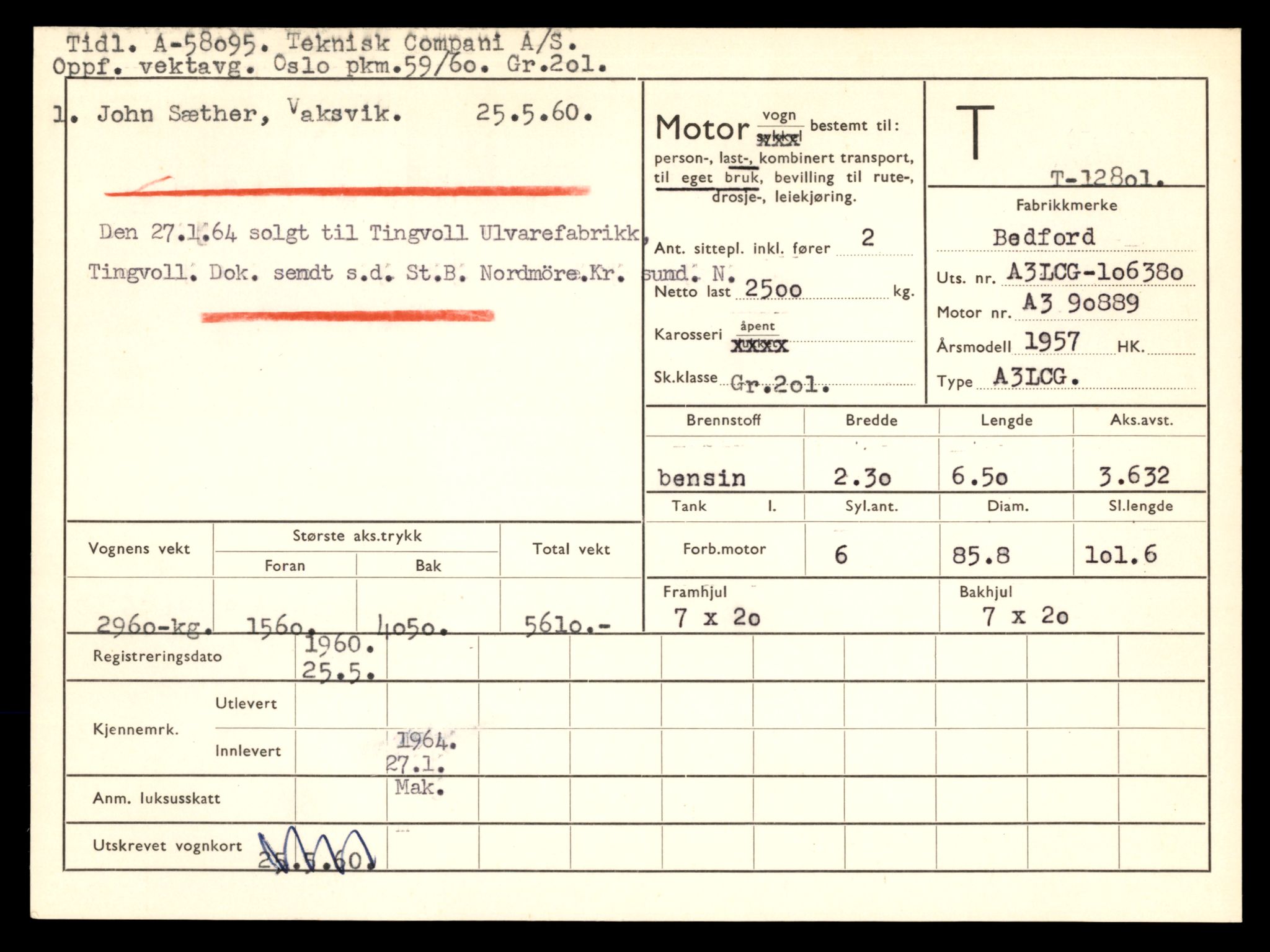 Møre og Romsdal vegkontor - Ålesund trafikkstasjon, AV/SAT-A-4099/F/Fe/L0035: Registreringskort for kjøretøy T 12653 - T 12829, 1927-1998, s. 2812