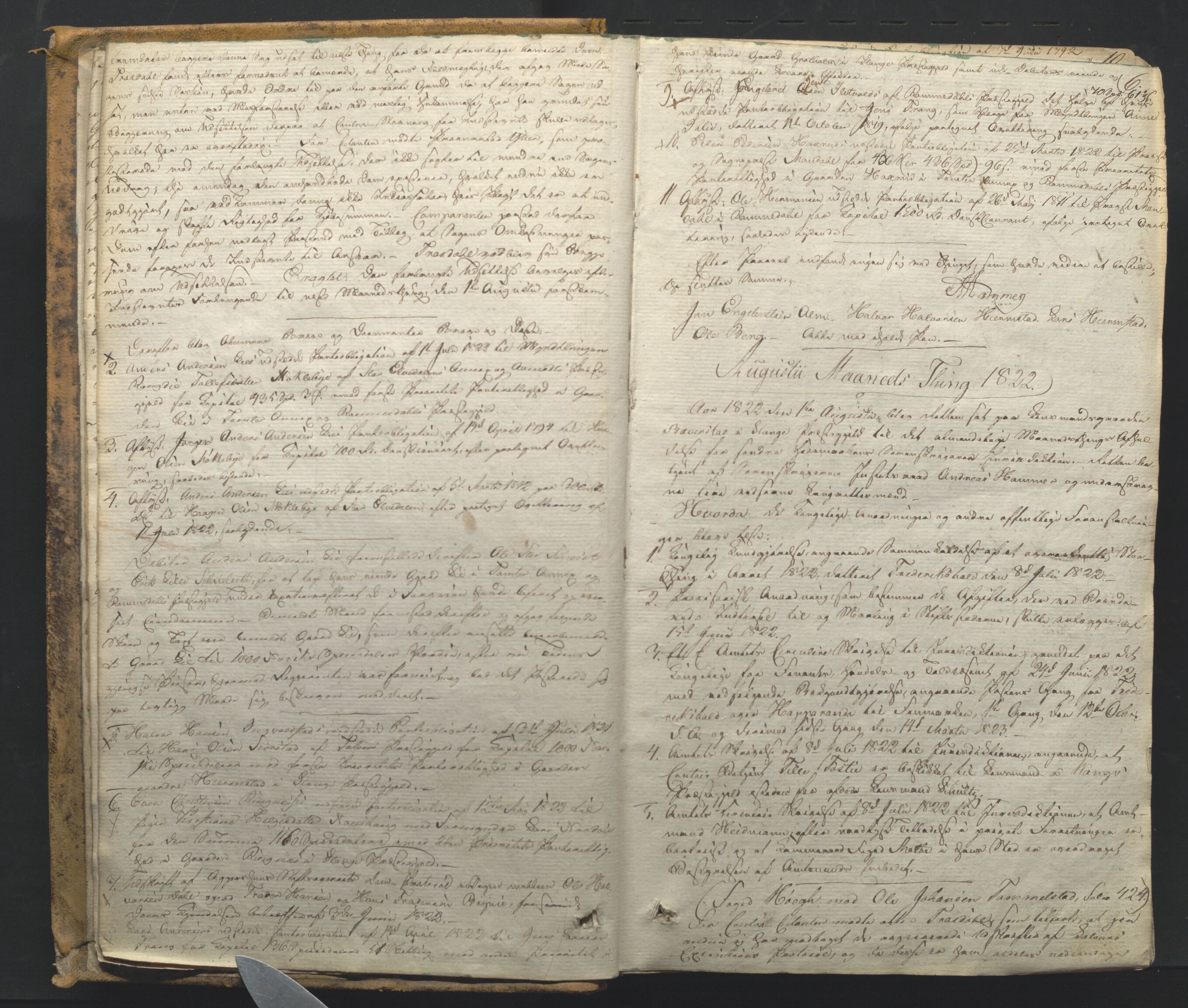 Sør-Hedmark sorenskriveri, AV/SAH-TING-014/G/Gb/Gba/L0004: Tingbok, 1822-1833, s. 5b-6a