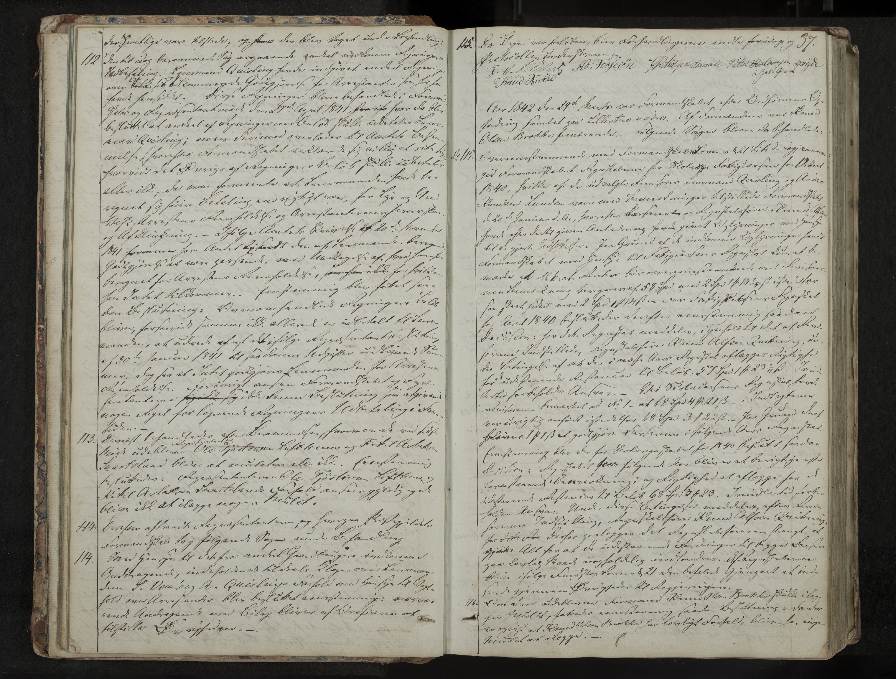 Fyresdal formannskap og sentraladministrasjon, IKAK/0831021-1/Aa/L0001: Møtebok, 1837-1876, s. 37