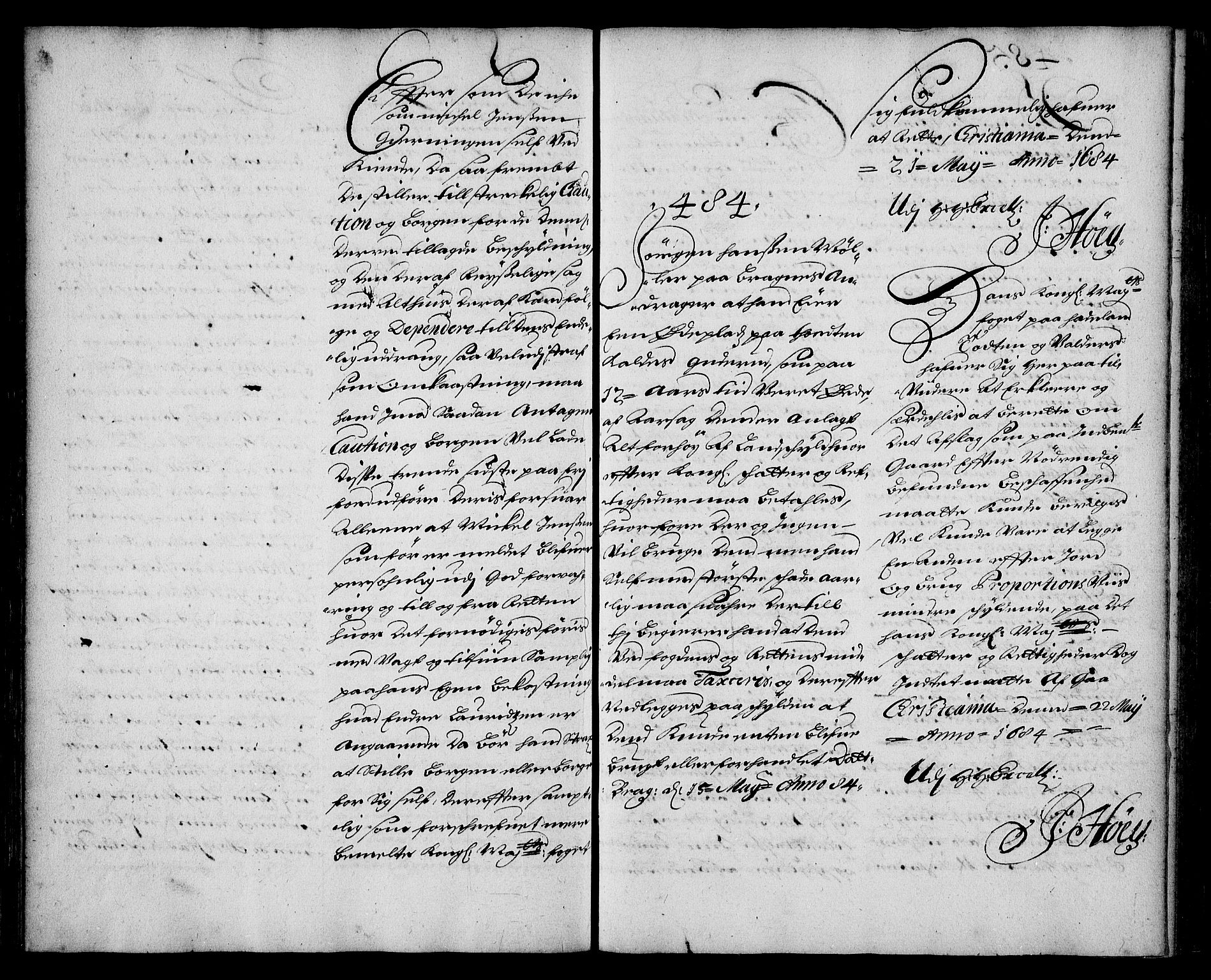 Stattholderembetet 1572-1771, AV/RA-EA-2870/Ae/L0001: Supplikasjons- og resolusjonsprotokoll, 1683-1684