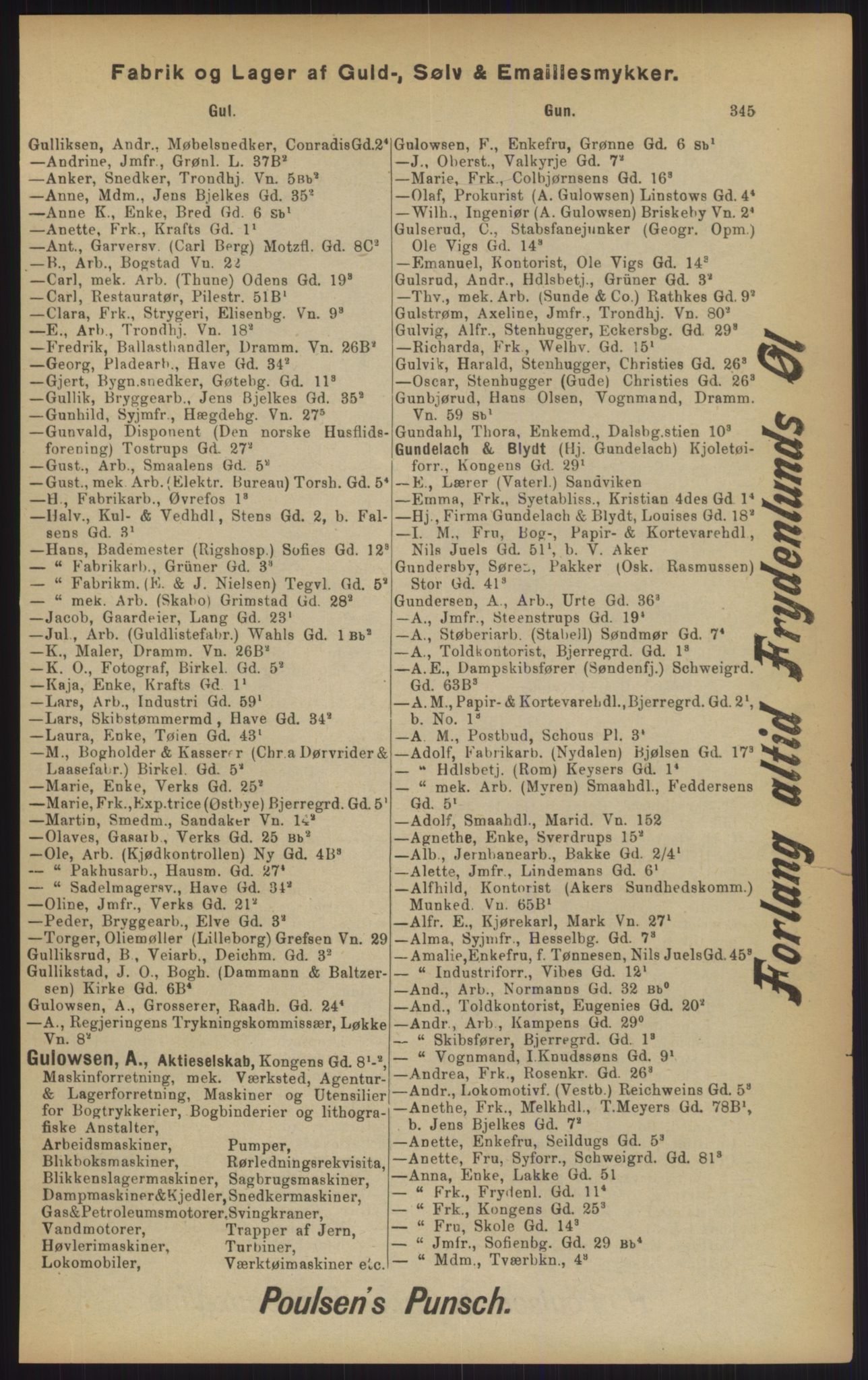 Kristiania/Oslo adressebok, PUBL/-, 1902, s. 345