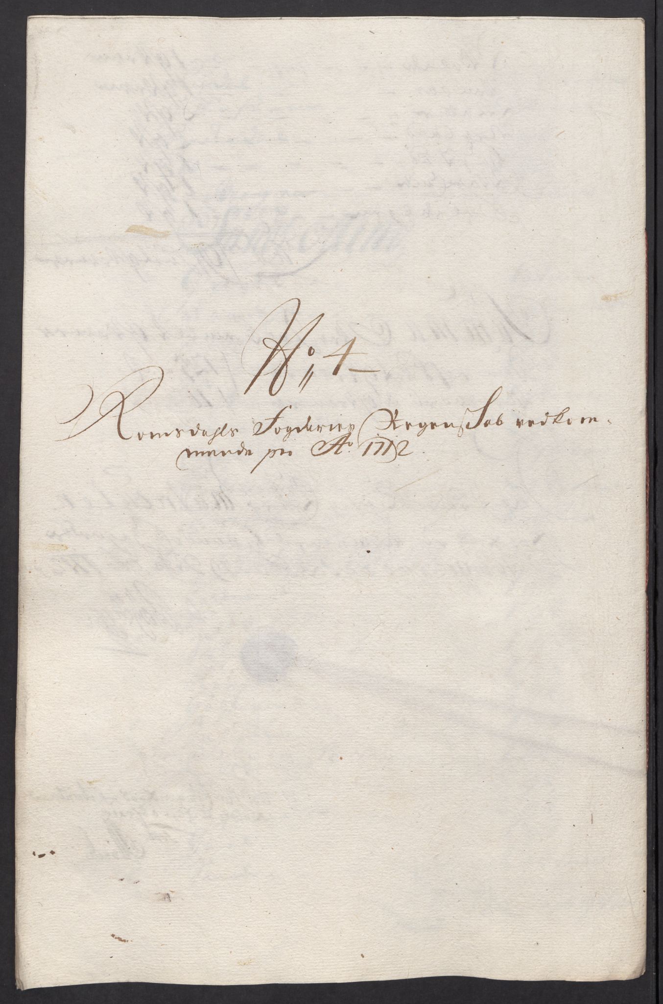 Rentekammeret inntil 1814, Reviderte regnskaper, Fogderegnskap, RA/EA-4092/R55/L3661: Fogderegnskap Romsdal, 1712, s. 86
