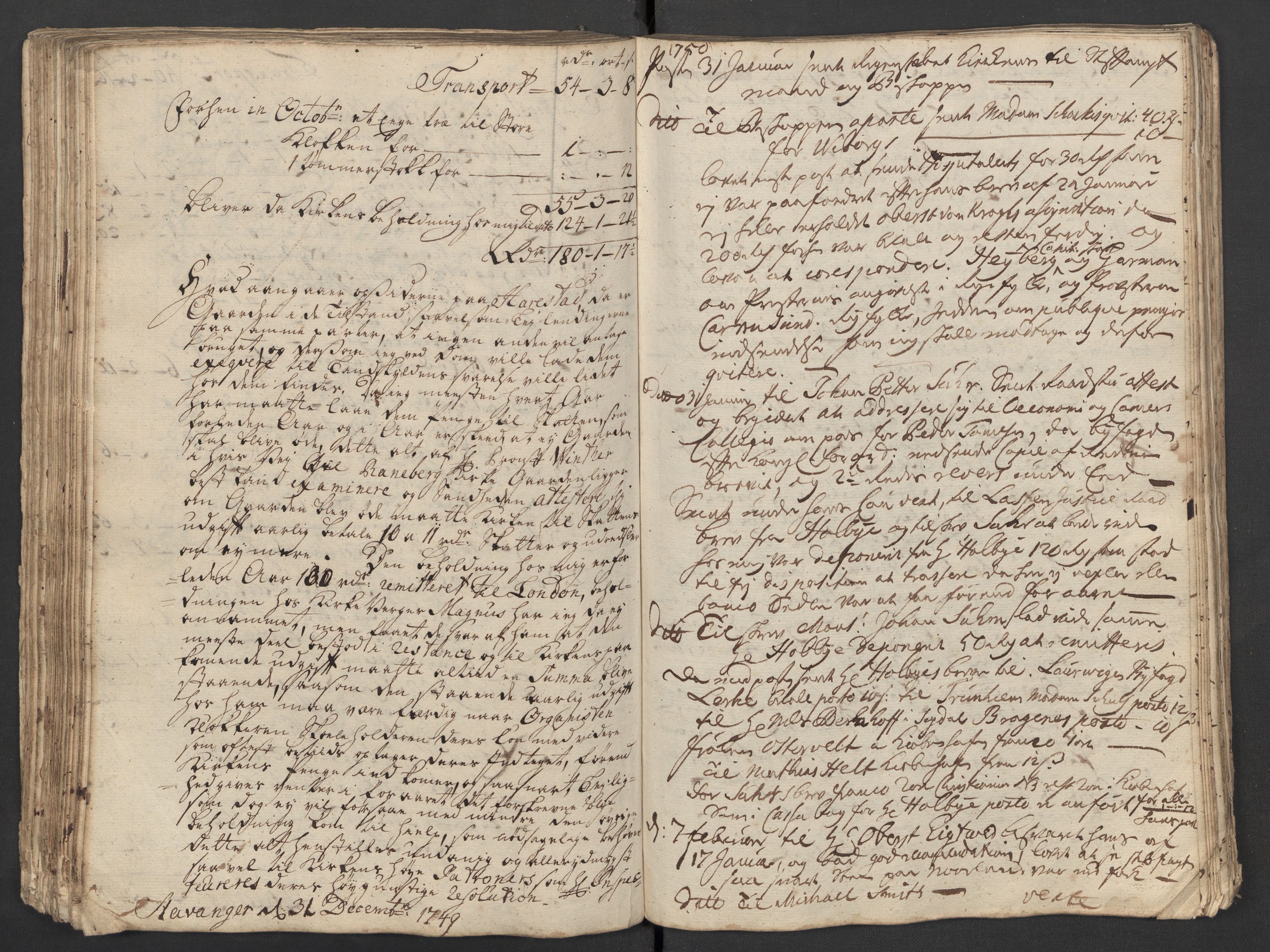 Pa 0119 - Smith, Lauritz Andersen og Lauritz Lauritzen, SAST/A-100231/O/L0001: Kopibøker m.m., 1746-1755, s. 109