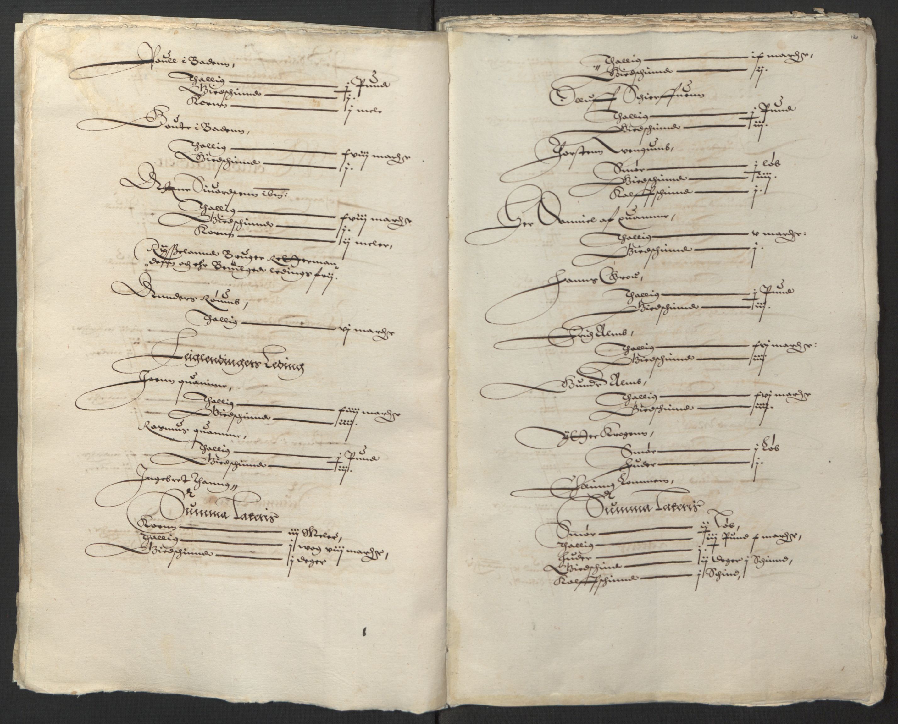 Stattholderembetet 1572-1771, AV/RA-EA-2870/Ek/L0003/0001: Jordebøker til utlikning av garnisonsskatt 1624-1626: / Jordebøker for Bergenhus len, 1624-1625, s. 127