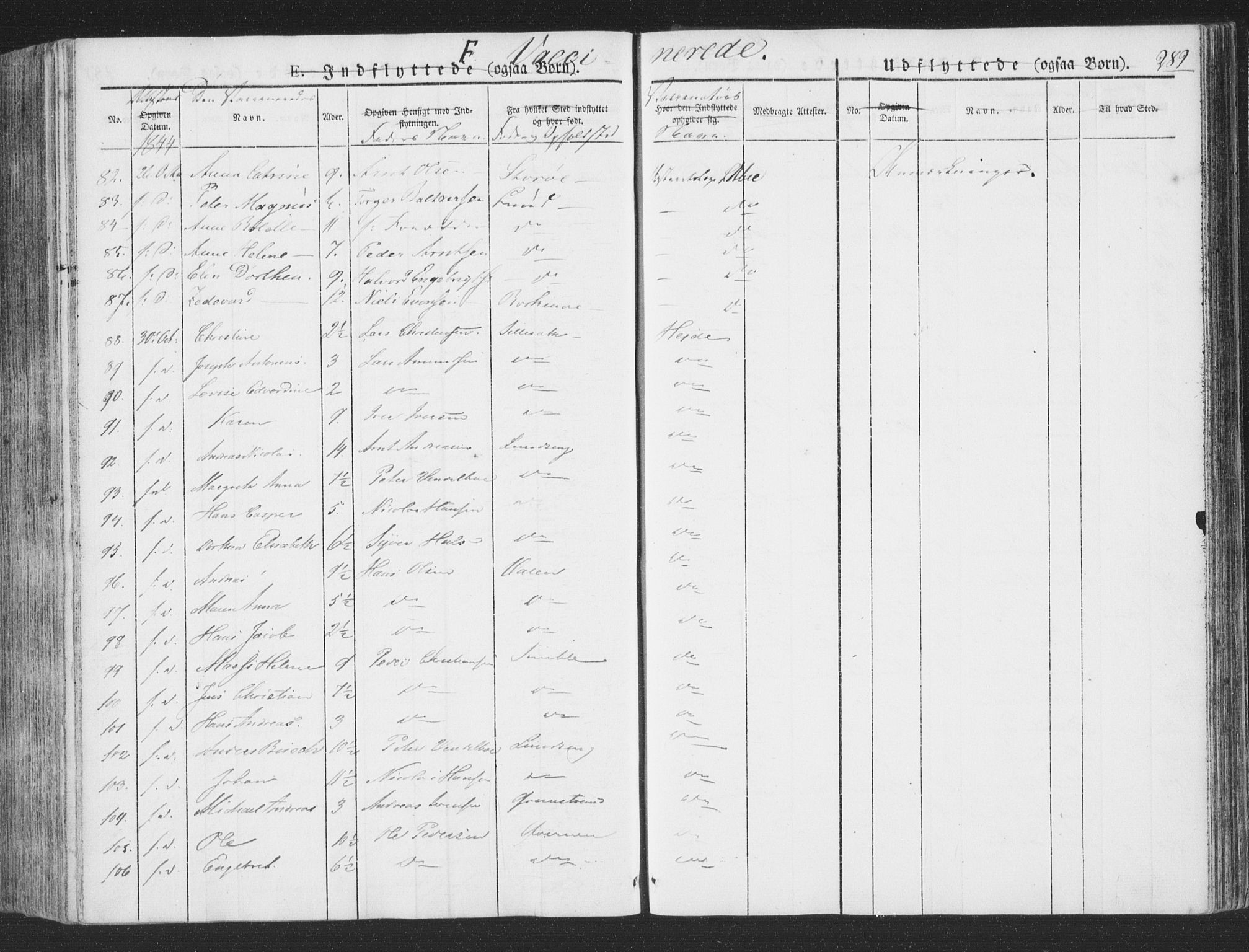 Ministerialprotokoller, klokkerbøker og fødselsregistre - Nord-Trøndelag, AV/SAT-A-1458/780/L0639: Ministerialbok nr. 780A04, 1830-1844, s. 289