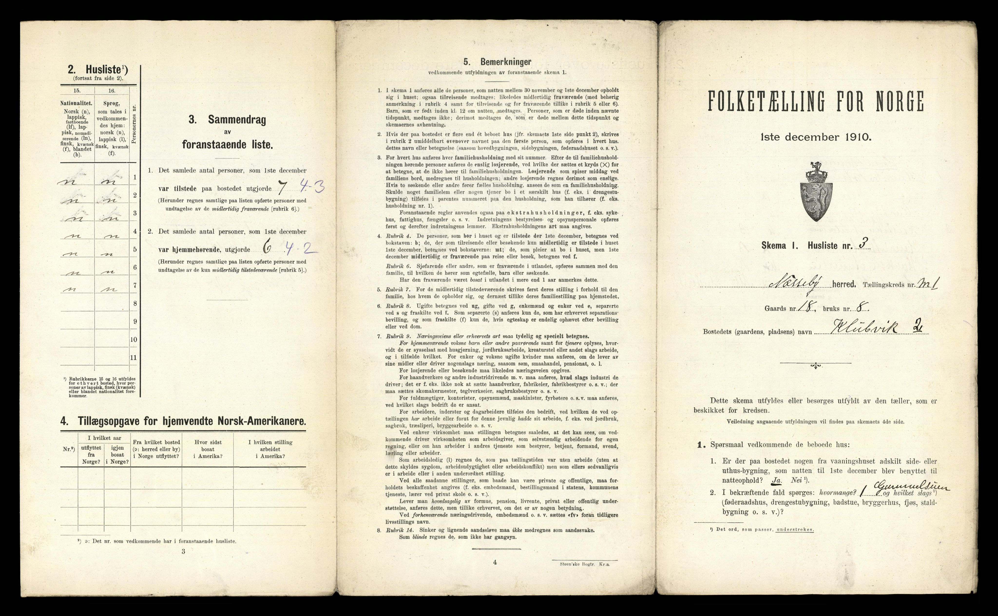 RA, Folketelling 1910 for 2027 Nesseby herred, 1910, s. 23