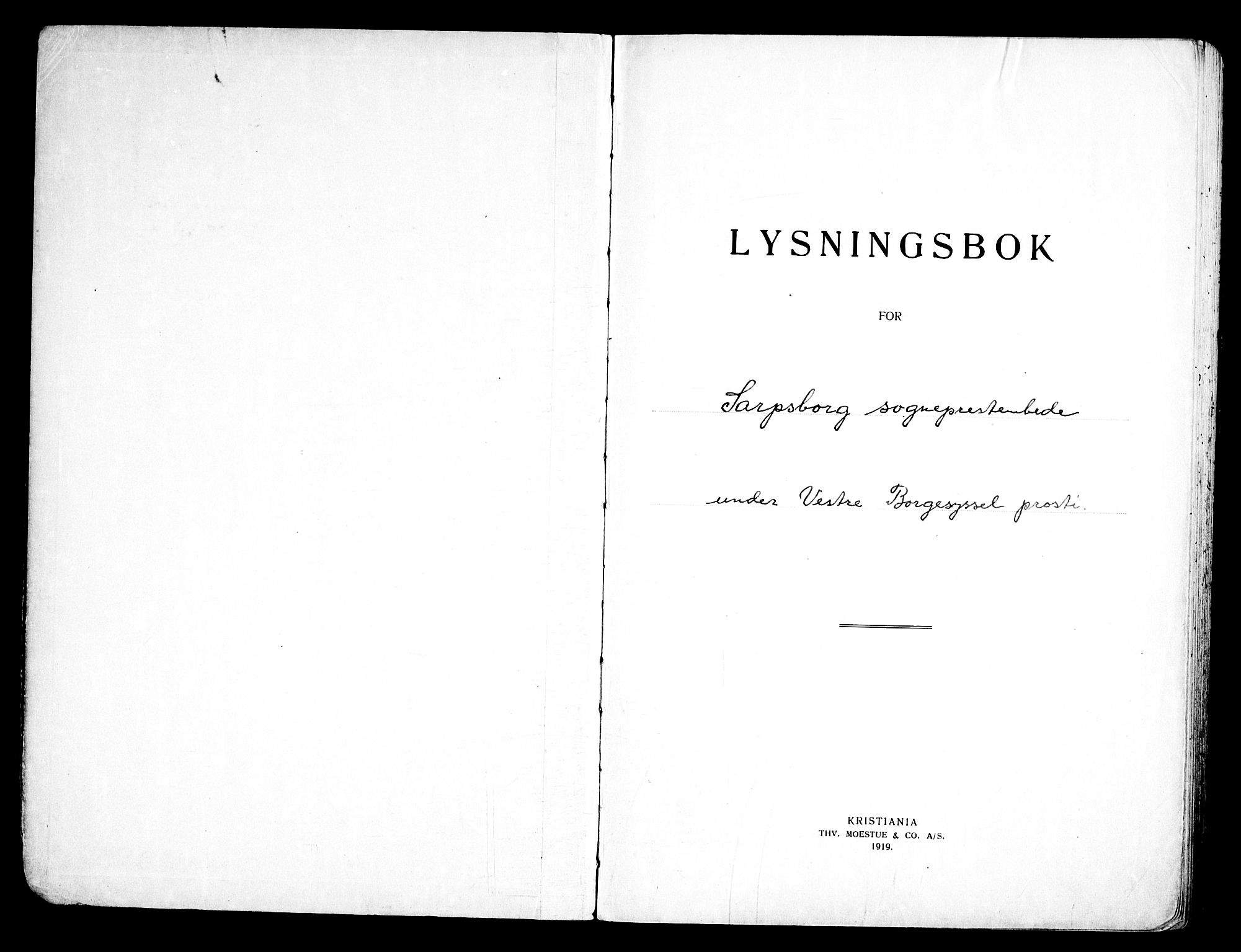 Sarpsborg prestekontor Kirkebøker, SAO/A-2006/H/Ha/L0004: Lysningsprotokoll nr. 4, 1935-1947
