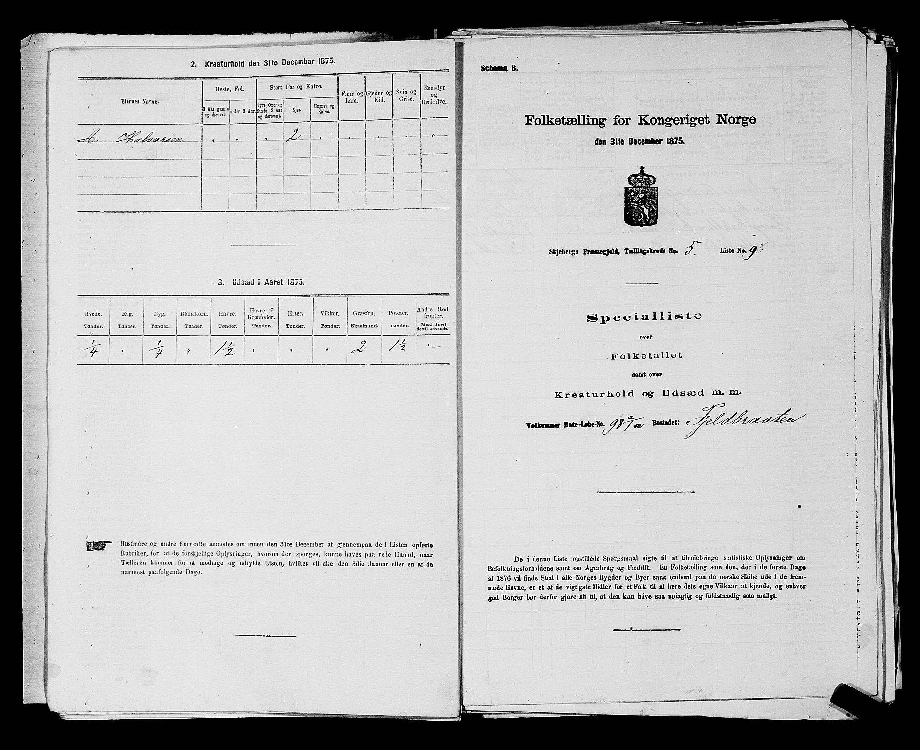 RA, Folketelling 1875 for 0115P Skjeberg prestegjeld, 1875, s. 857
