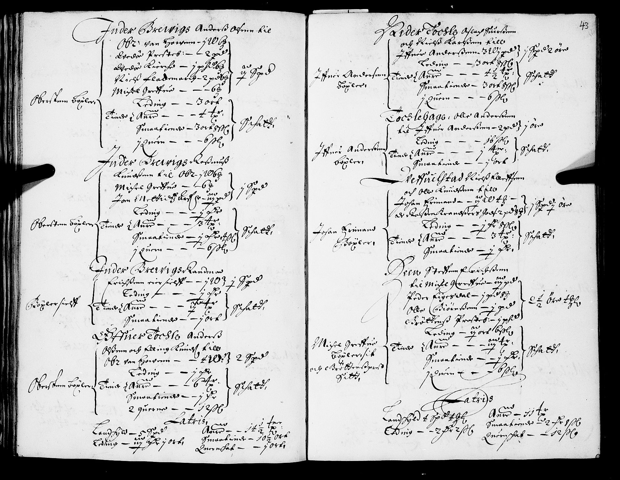 Rentekammeret inntil 1814, Realistisk ordnet avdeling, AV/RA-EA-4070/N/Nb/Nba/L0048: Romsdal fogderi, 1669, s. 42b-43a