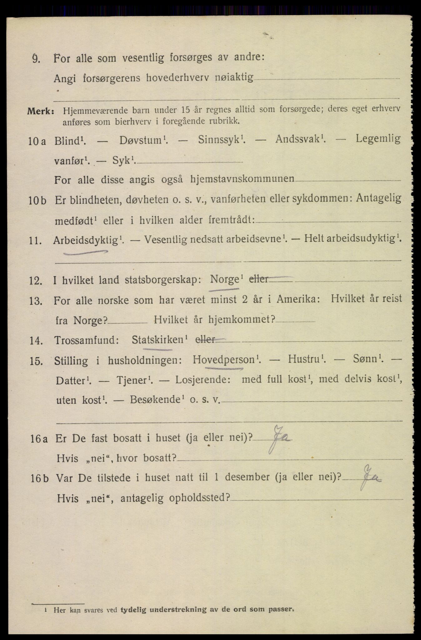 SAK, Folketelling 1920 for 1004 Flekkefjord kjøpstad, 1920, s. 3781