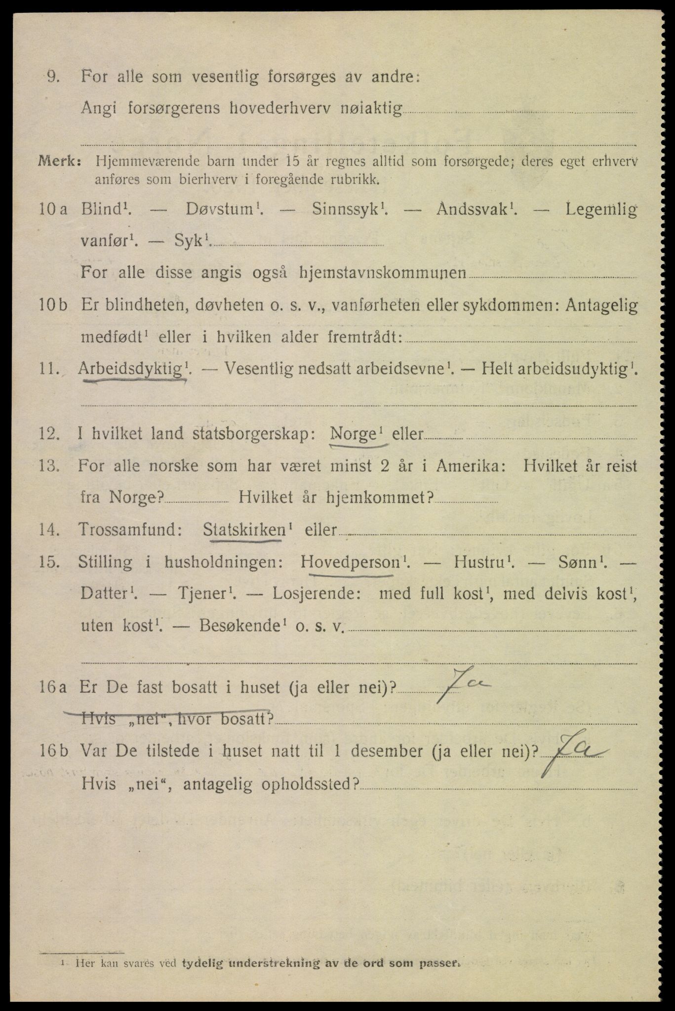 SAK, Folketelling 1920 for 1004 Flekkefjord kjøpstad, 1920, s. 5727