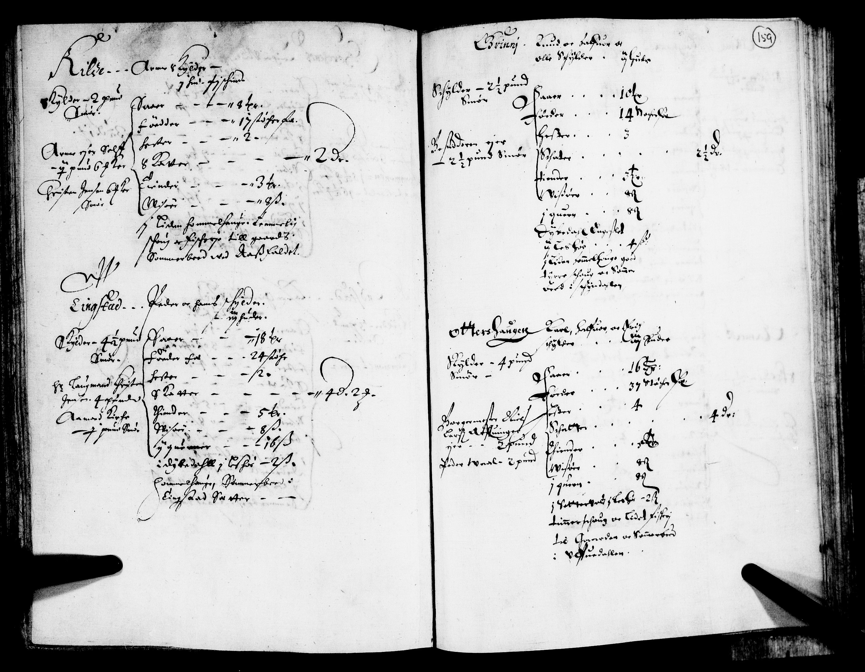 Rentekammeret inntil 1814, Realistisk ordnet avdeling, AV/RA-EA-4070/N/Nb/Nba/L0011: Odal, Solør og Østerdalen fogderi, 1667, s. 158b-159a