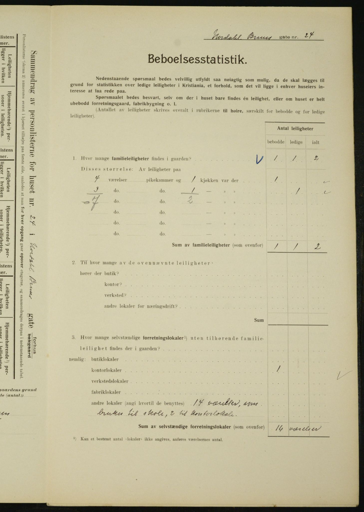 OBA, Kommunal folketelling 1.2.1910 for Kristiania, 1910, s. 69966