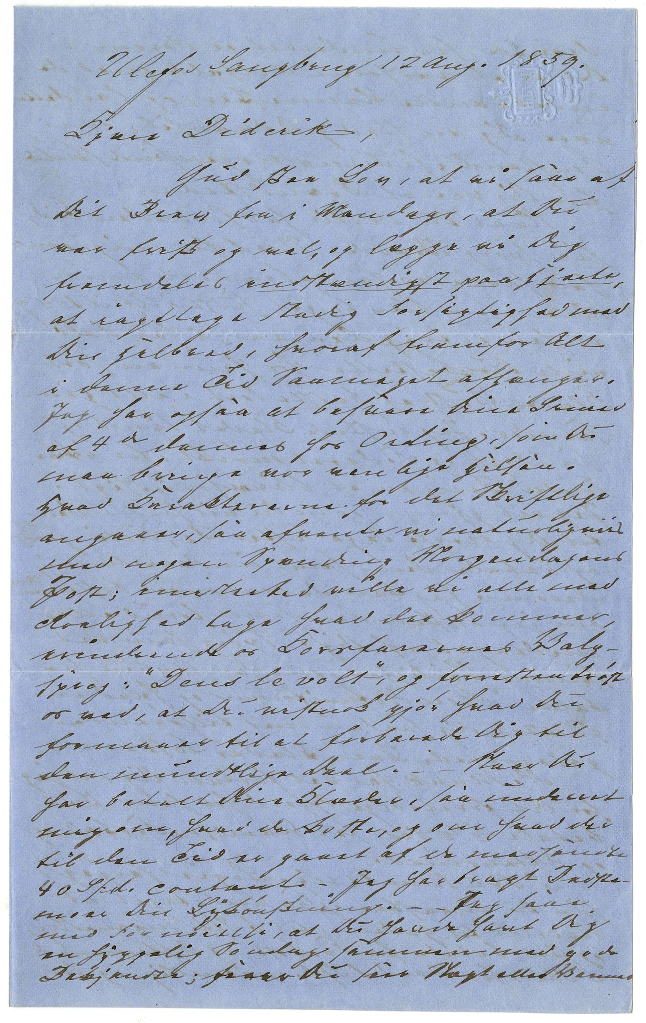 Diderik Maria Aalls brevsamling, NF/Ark-1023/F/L0001: D.M. Aalls brevsamling. A - B, 1738-1889, s. 37