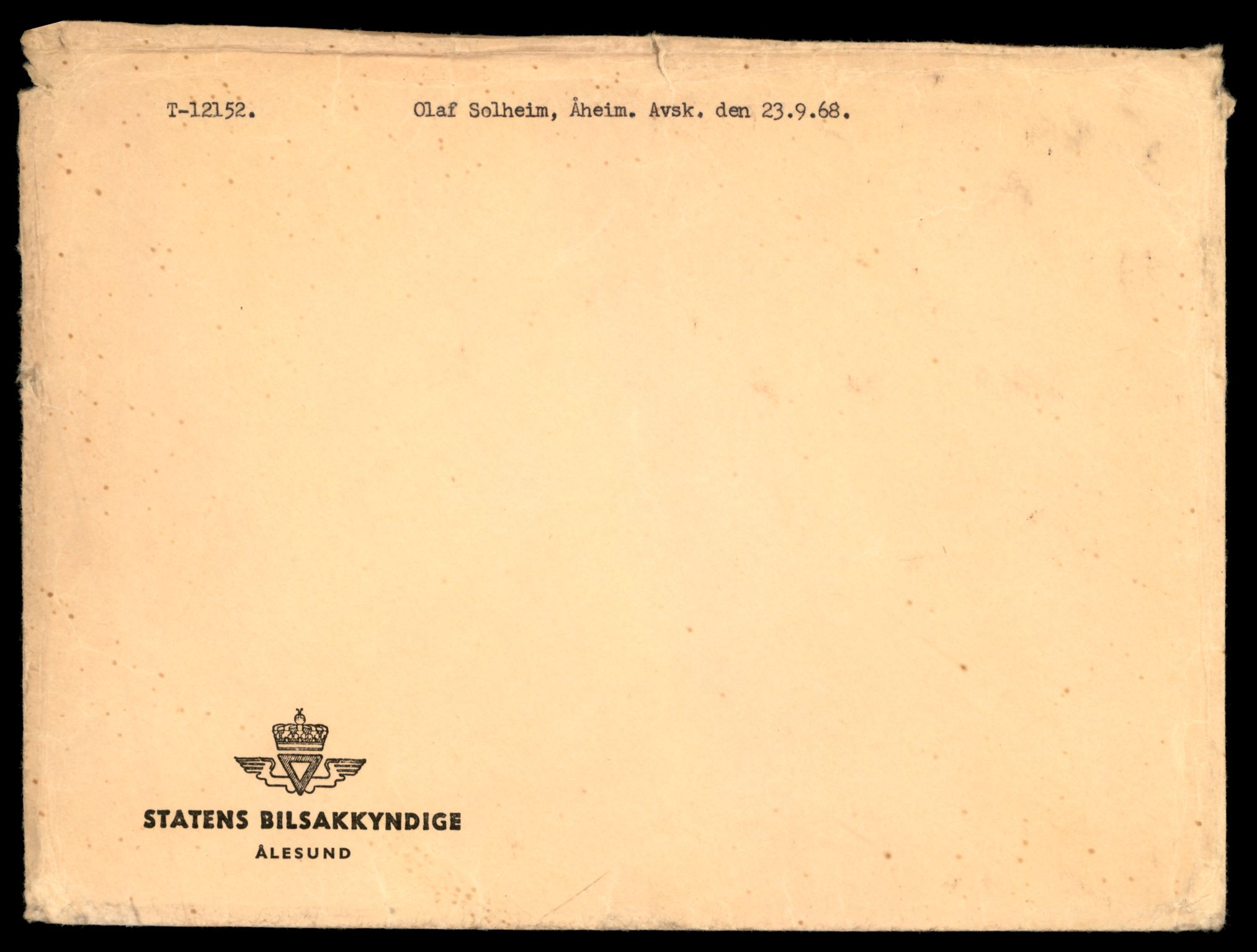 Møre og Romsdal vegkontor - Ålesund trafikkstasjon, AV/SAT-A-4099/F/Fe/L0033: Registreringskort for kjøretøy T 12151 - T 12474, 1927-1998, s. 11
