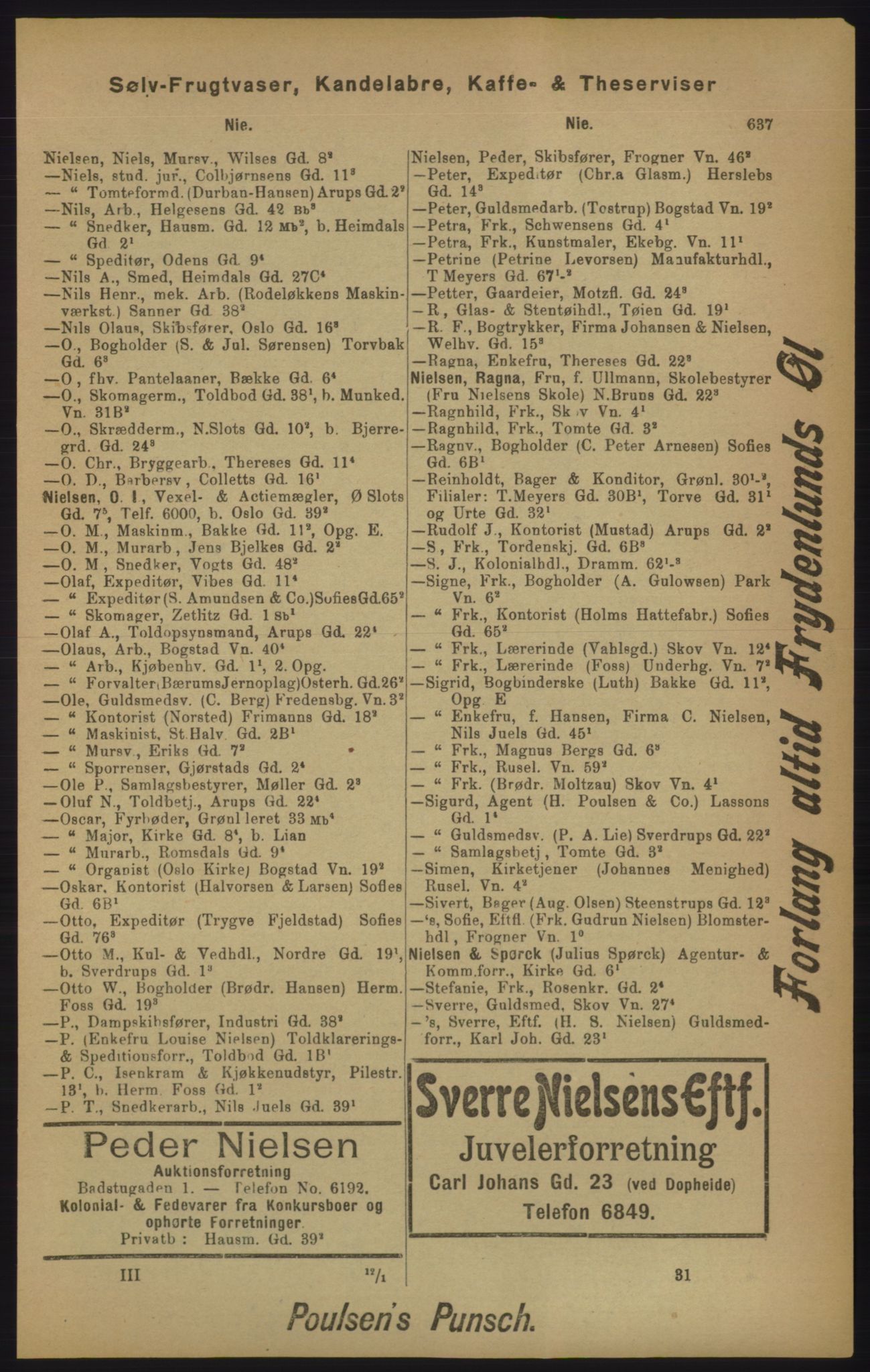 Kristiania/Oslo adressebok, PUBL/-, 1905, s. 637