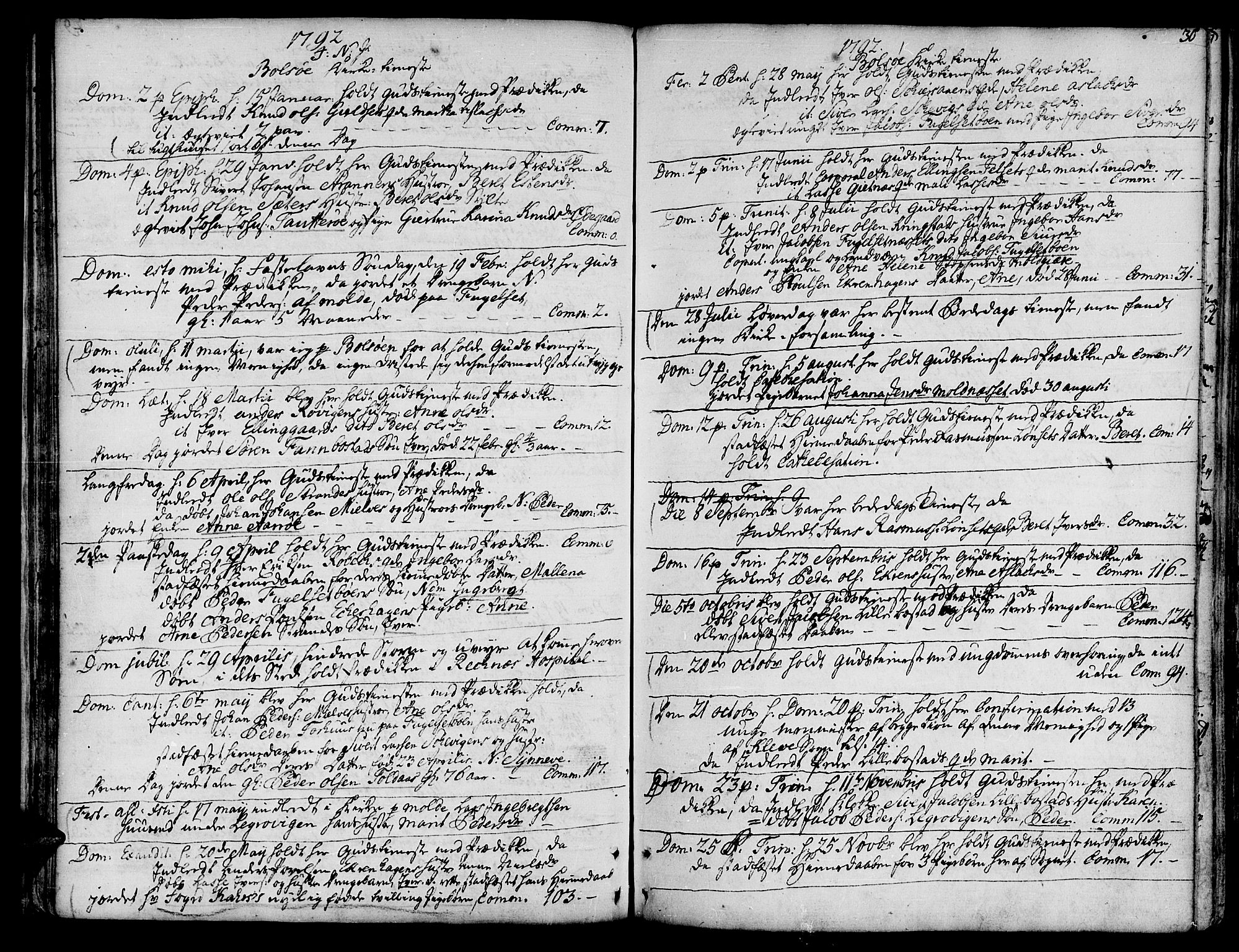 Ministerialprotokoller, klokkerbøker og fødselsregistre - Møre og Romsdal, AV/SAT-A-1454/555/L0648: Ministerialbok nr. 555A01, 1759-1793, s. 30