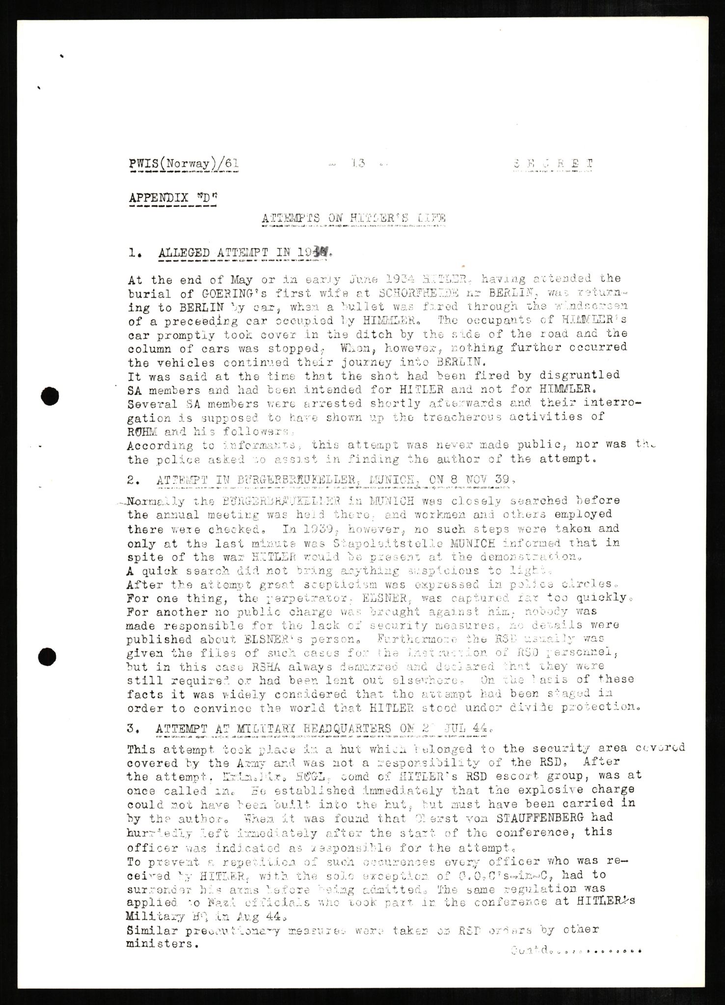 Forsvaret, Forsvarets overkommando II, RA/RAFA-3915/D/Db/L0002: CI Questionaires. Tyske okkupasjonsstyrker i Norge. Tyskere., 1945-1946, s. 129