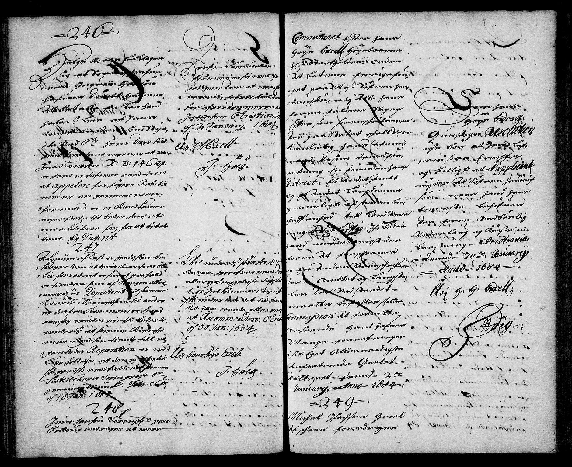 Stattholderembetet 1572-1771, AV/RA-EA-2870/Ae/L0001: Supplikasjons- og resolusjonsprotokoll, 1683-1684