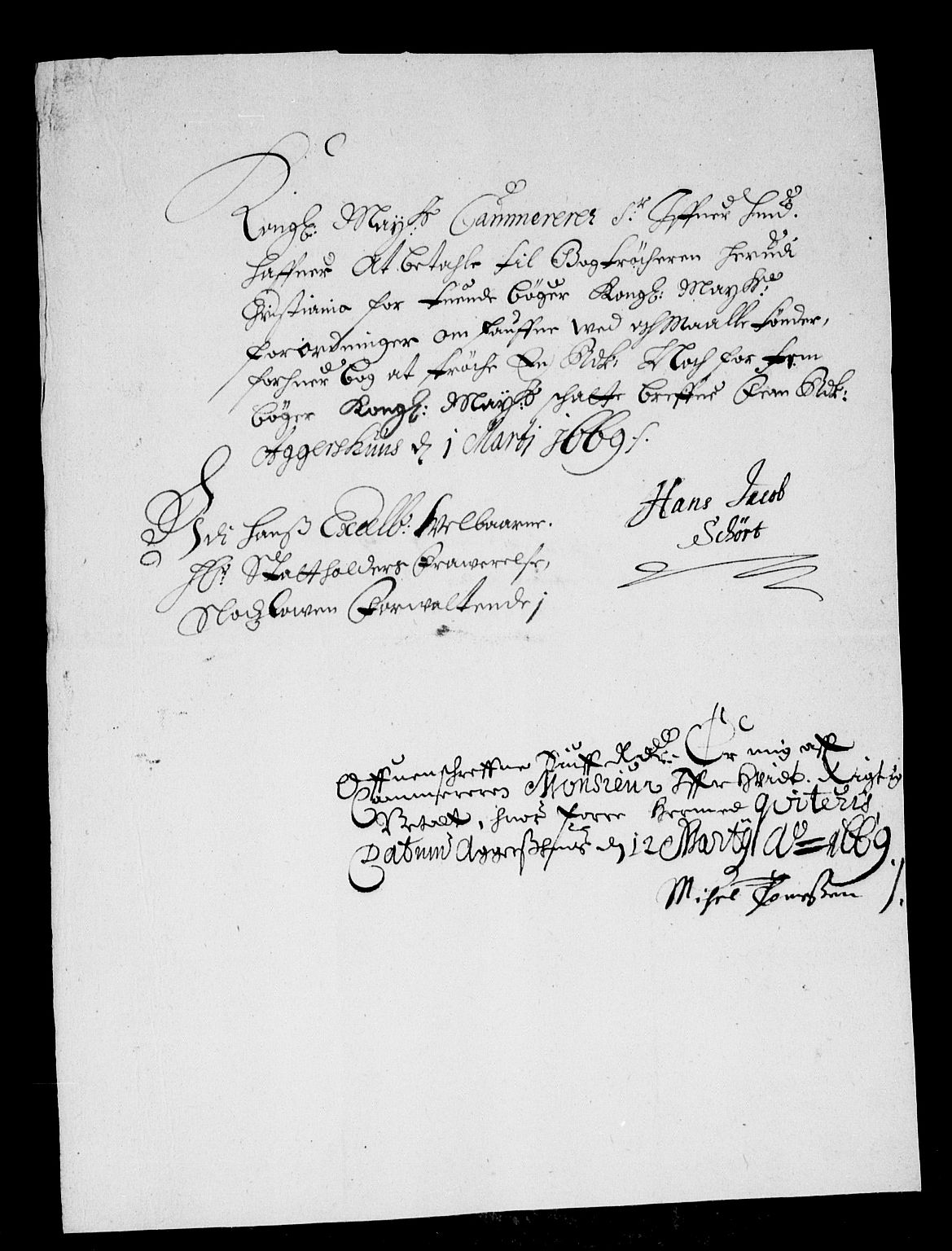 Rentekammeret inntil 1814, Reviderte regnskaper, Stiftamtstueregnskaper, Landkommissariatet på Akershus og Akershus stiftamt, AV/RA-EA-5869/R/Rb/L0055: Akershus stiftamt, 1666-1669