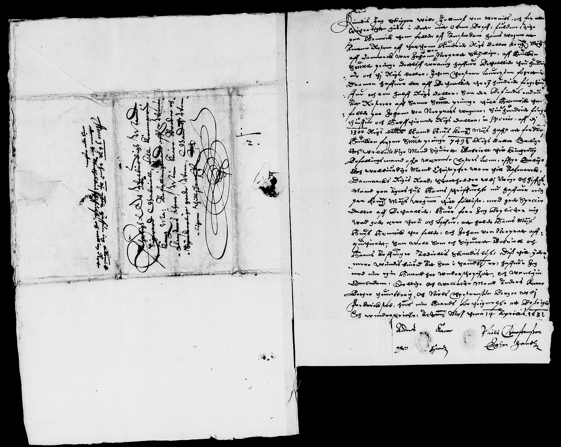 Rentekammeret inntil 1814, Reviderte regnskaper, Lensregnskaper, AV/RA-EA-5023/R/Rb/Rbg/L0003: Verne kloster len, 1619-1636