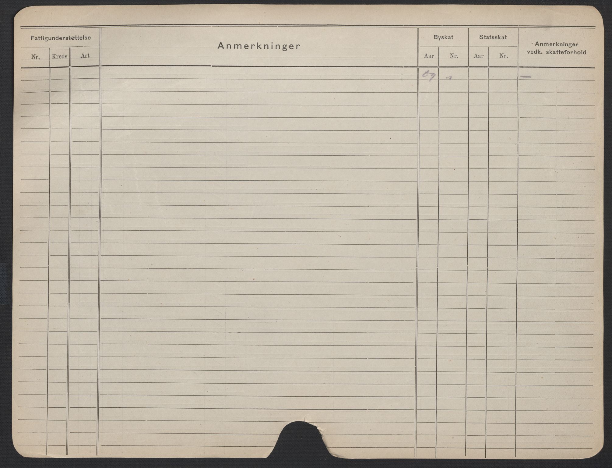 Oslo folkeregister, Registerkort, SAO/A-11715/F/Fa/Fac/L0013: Kvinner, 1906-1914, s. 1173b