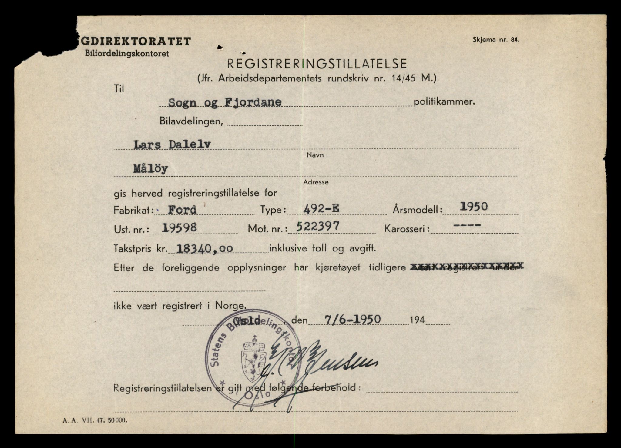 Møre og Romsdal vegkontor - Ålesund trafikkstasjon, AV/SAT-A-4099/F/Fe/L0044: Registreringskort for kjøretøy T 14205 - T 14319, 1927-1998, s. 738