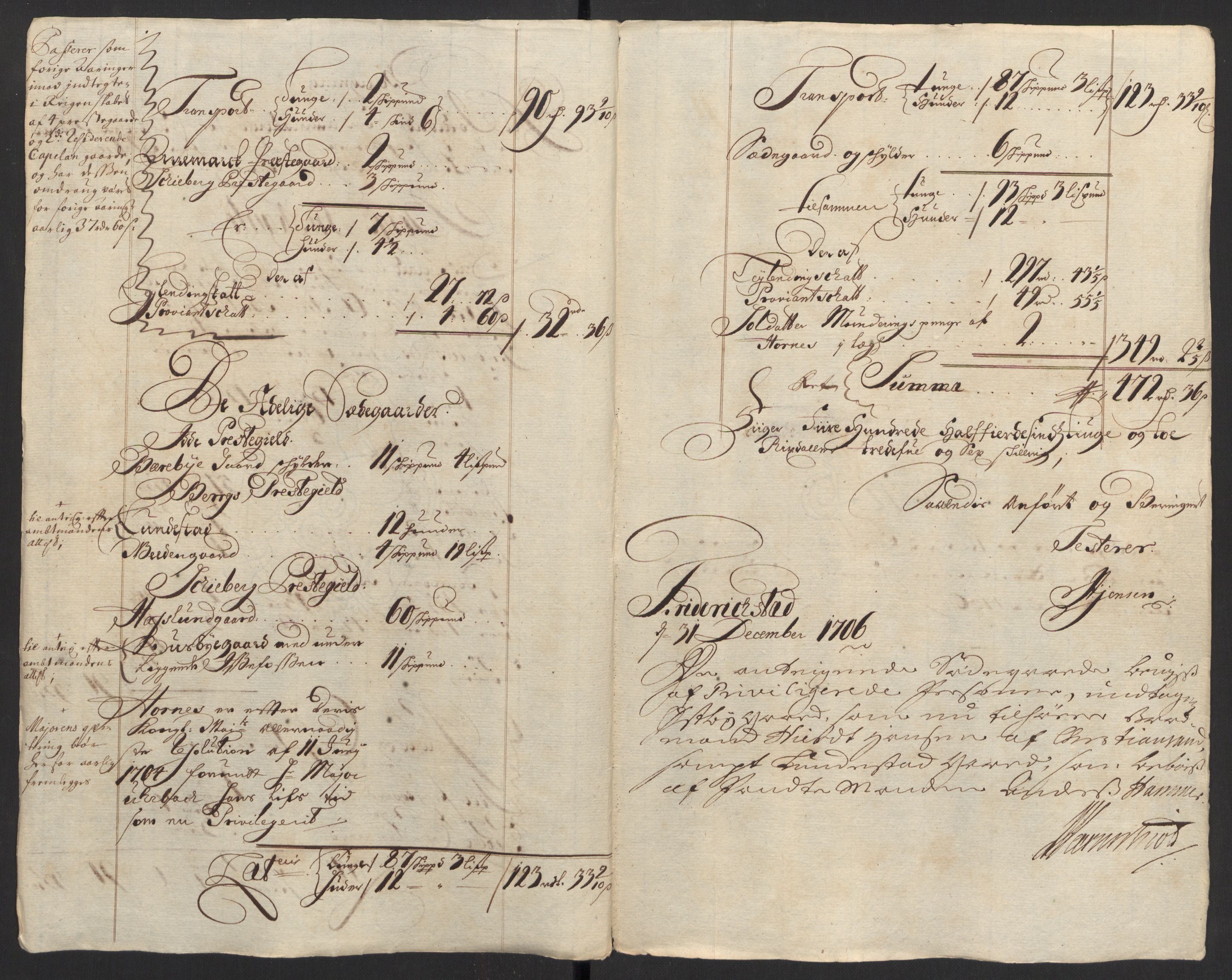 Rentekammeret inntil 1814, Reviderte regnskaper, Fogderegnskap, RA/EA-4092/R01/L0017: Fogderegnskap Idd og Marker, 1704-1706, s. 446