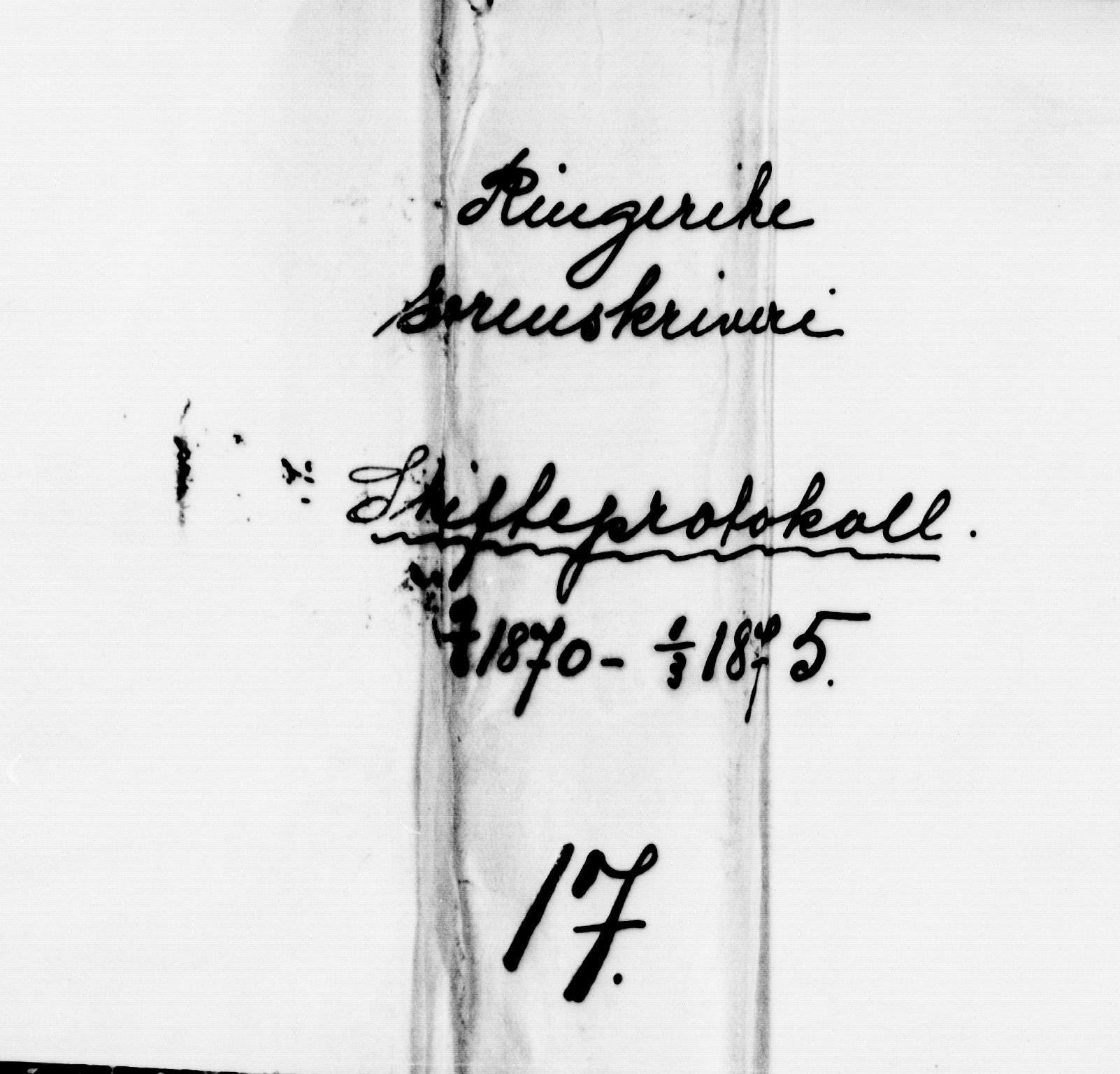 Ringerike sorenskriveri, SAKO/A-105/H/Hb/Hbc/Hbca/L0008: Skifteforhandlingsprotokoll, 1870-1875