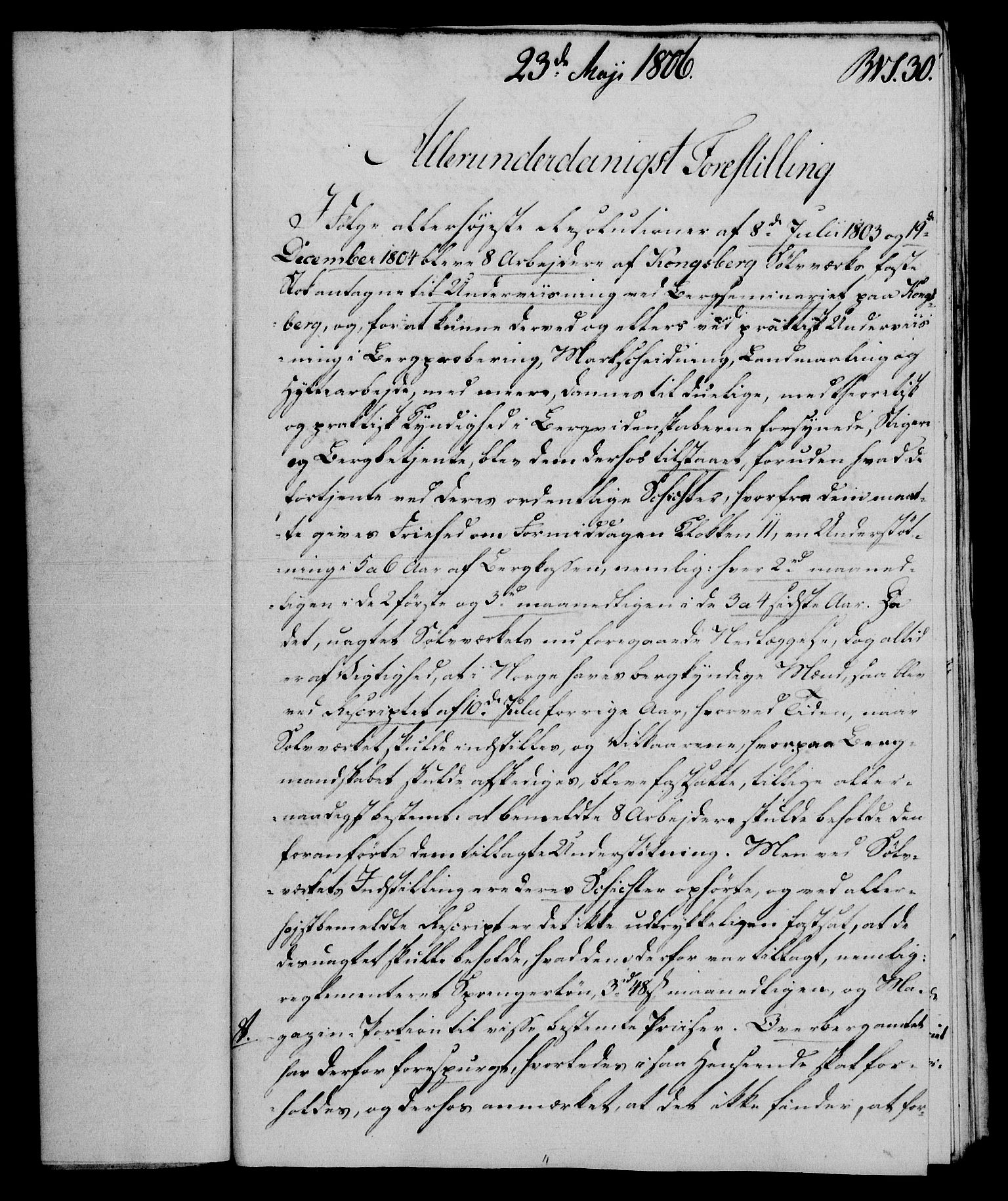 Rentekammeret, Renteskriverkontorene, RA/EA-3115/M/Mf/Mfb/L0007: Relasjons- og resolusjonsprotokoll med register (merket RK 54.13), 1805-1806