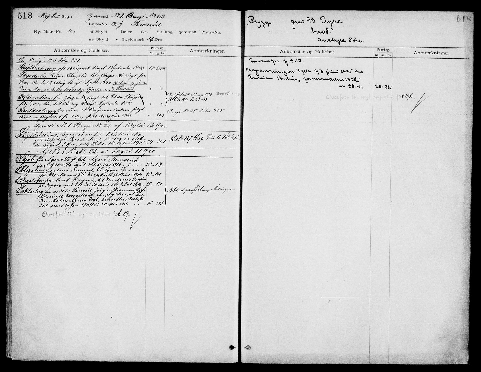 Moss sorenskriveri, SAO/A-10168: Panteregister nr. IV 3b, 1769-1926, s. 518