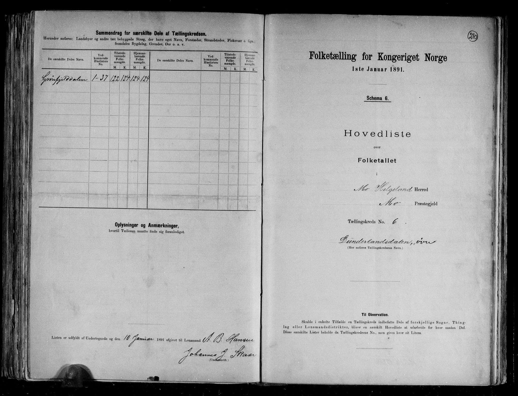 RA, Folketelling 1891 for 1833 Mo herred, 1891, s. 18