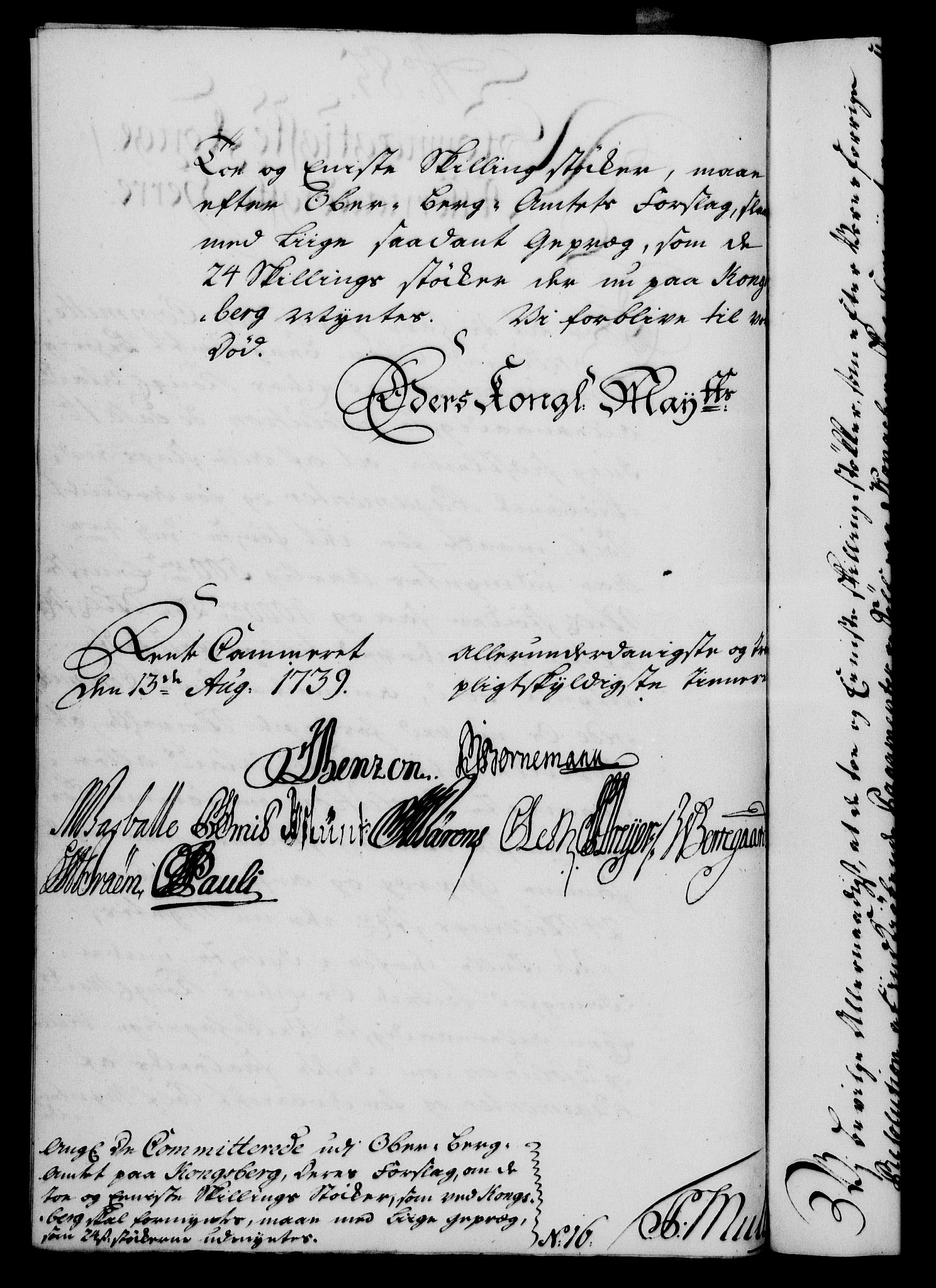 Rentekammeret, Kammerkanselliet, RA/EA-3111/G/Gf/Gfa/L0022: Norsk relasjons- og resolusjonsprotokoll (merket RK 52.22), 1739, s. 642