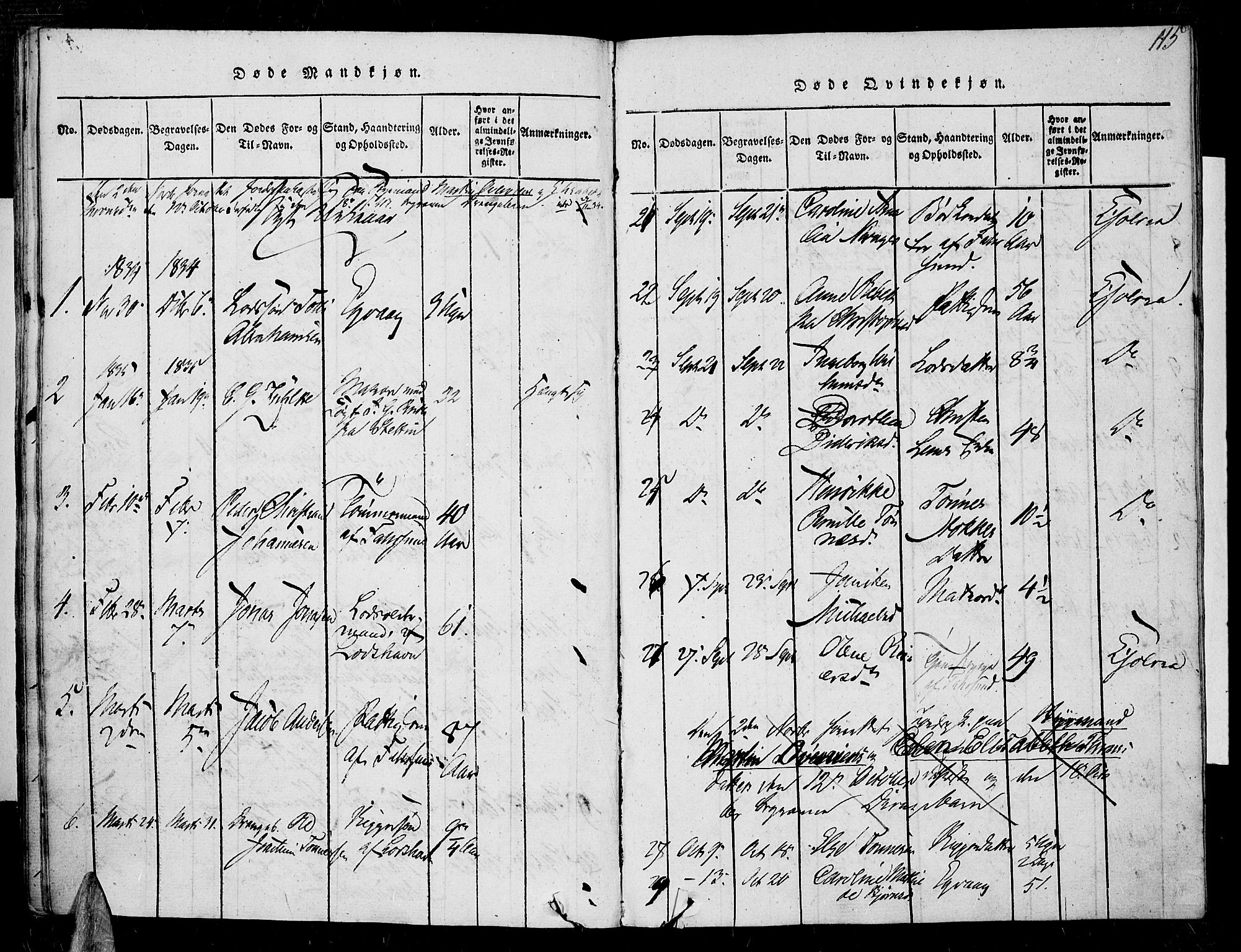 Farsund sokneprestkontor, SAK/1111-0009/F/Fa/L0002: Ministerialbok nr. A 2, 1815-1836, s. 115