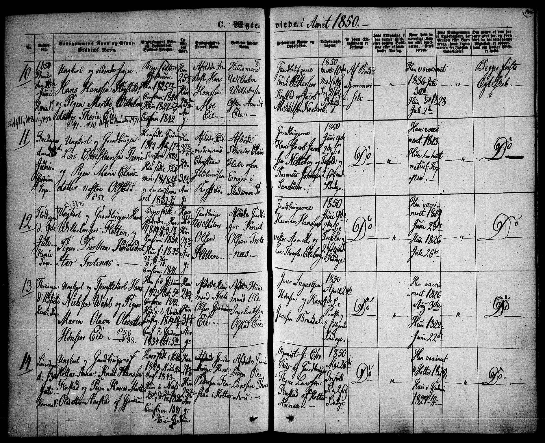 Gjerdrum prestekontor Kirkebøker, AV/SAO-A-10412b/F/Fa/L0006: Ministerialbok nr. I 6, 1845-1856, s. 182