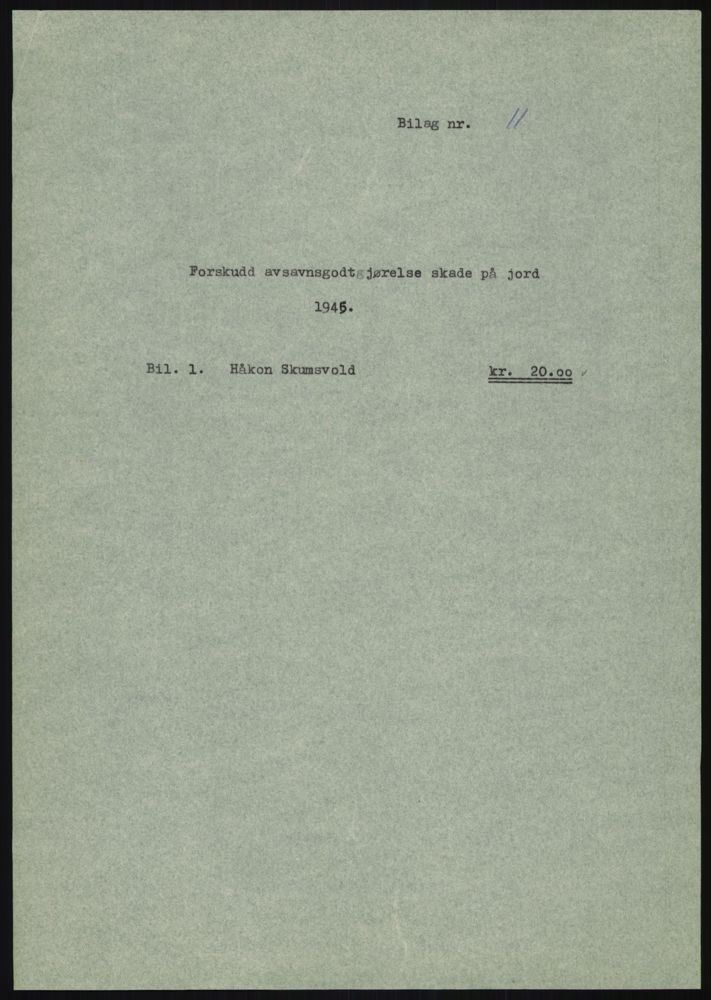 Forsvarsdepartementet, 10. kontor / Oppgjørskontoret, AV/RA-RAFA-1225/D/Db/L0180: Lista oppgjørskontor, 1942-1952, s. 104