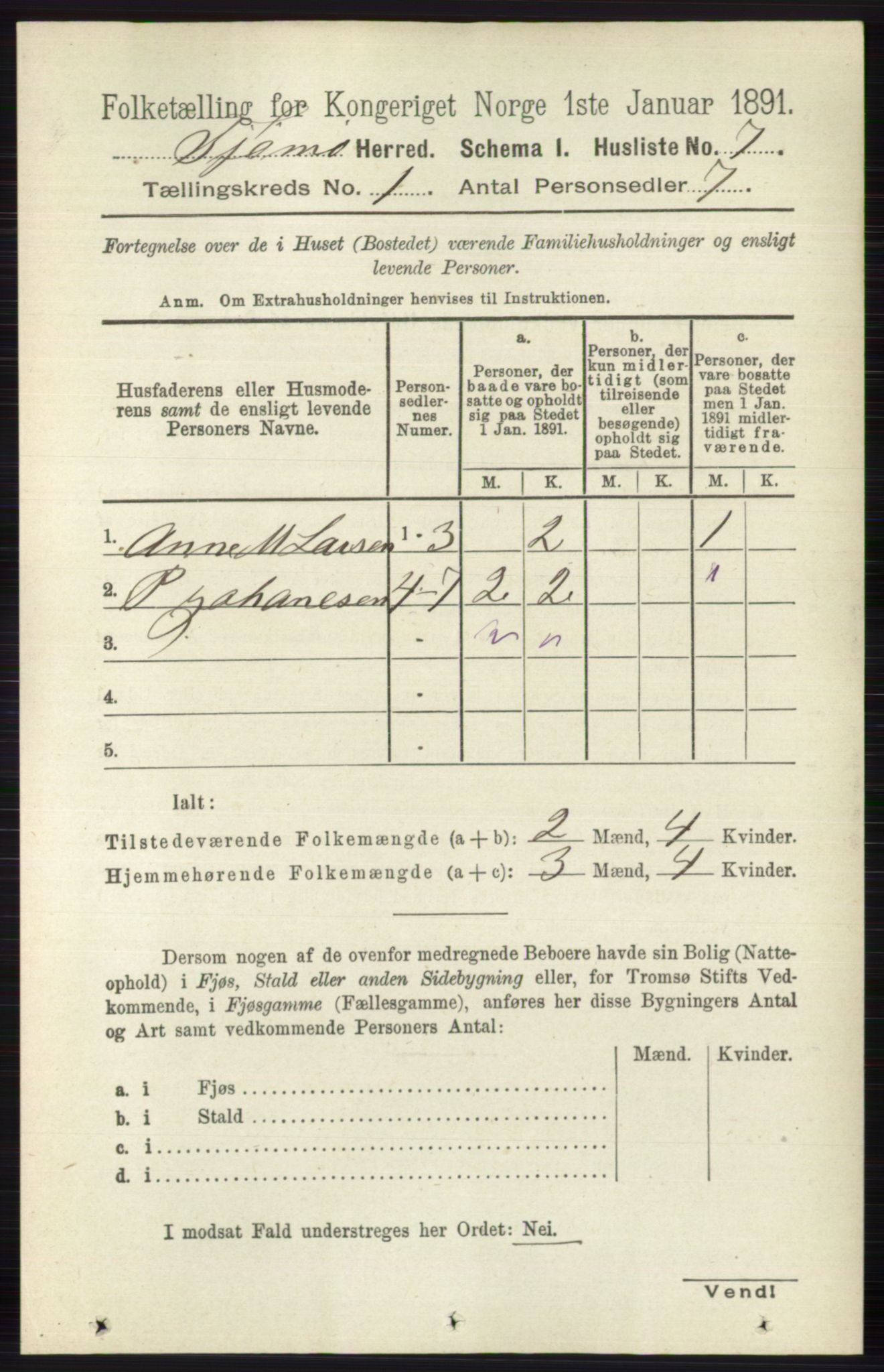 RA, Folketelling 1891 for 0723 Tjøme herred, 1891, s. 34