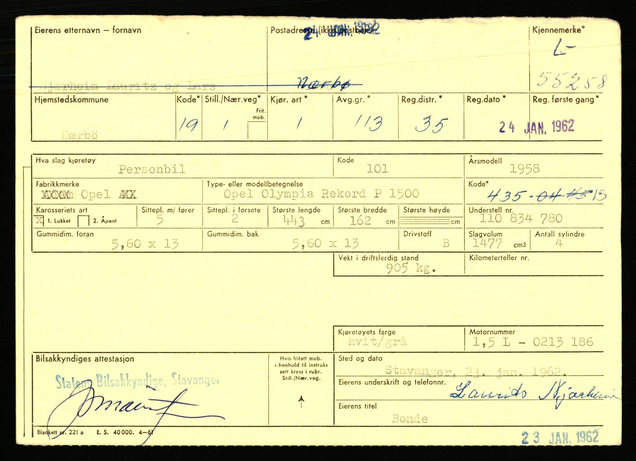 Stavanger trafikkstasjon, AV/SAST-A-101942/0/F/L0054: L-54200 - L-55699, 1930-1971, s. 2149