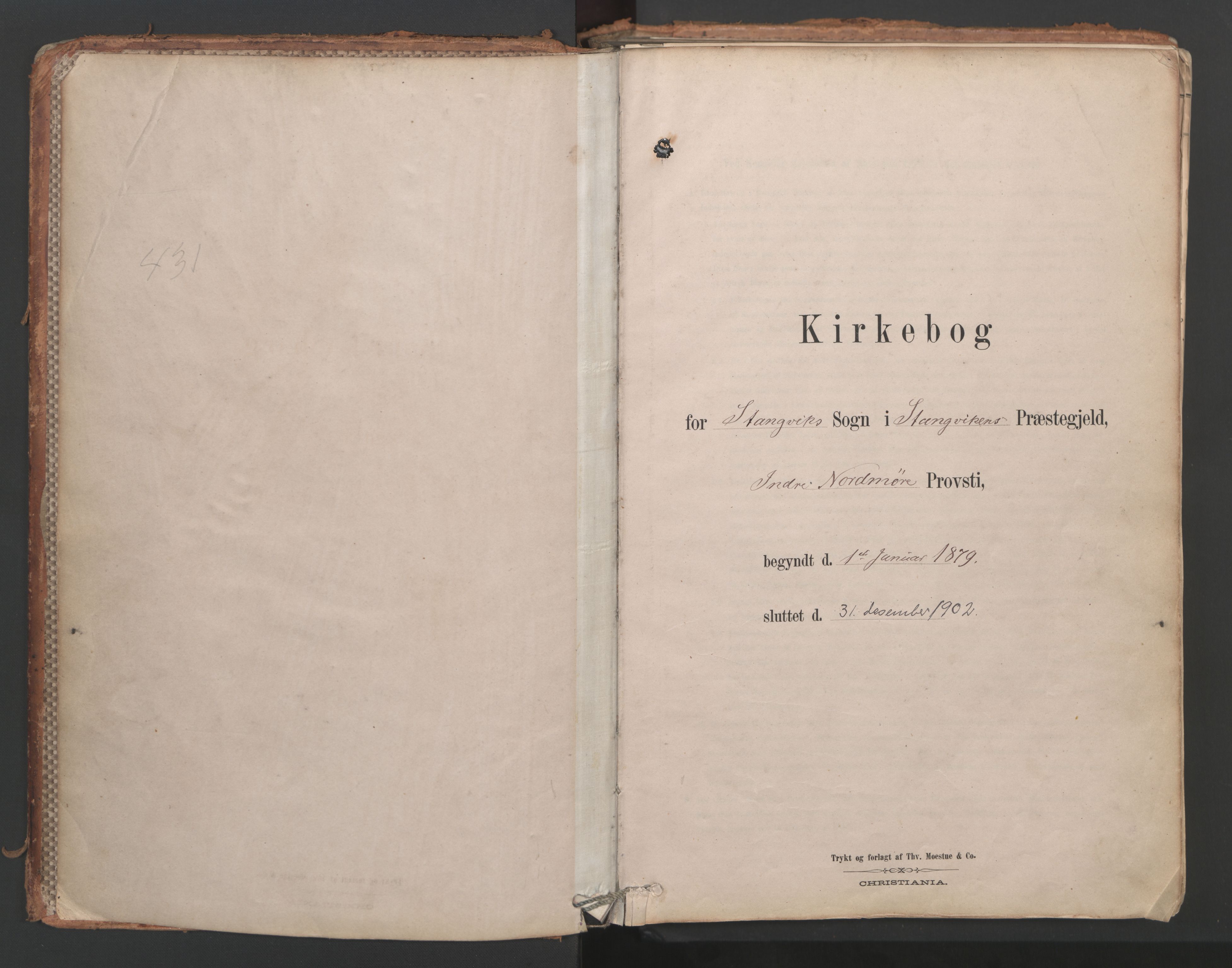 Ministerialprotokoller, klokkerbøker og fødselsregistre - Møre og Romsdal, SAT/A-1454/592/L1029: Ministerialbok nr. 592A07, 1879-1902
