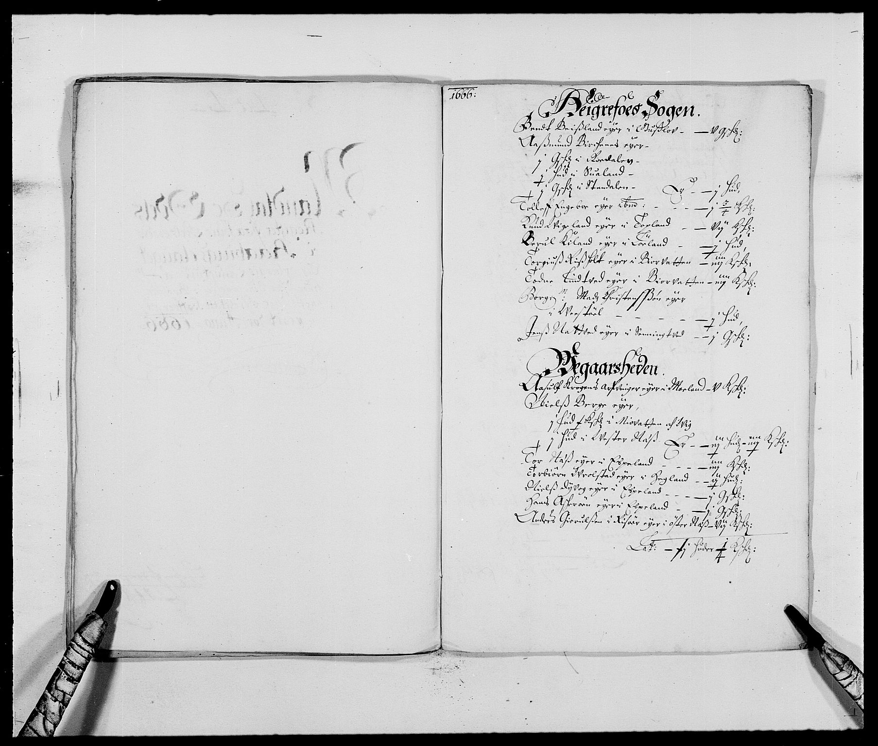 Rentekammeret inntil 1814, Reviderte regnskaper, Fogderegnskap, RA/EA-4092/R40/L2431: Fogderegnskap Råbyggelag, 1664-1668, s. 268