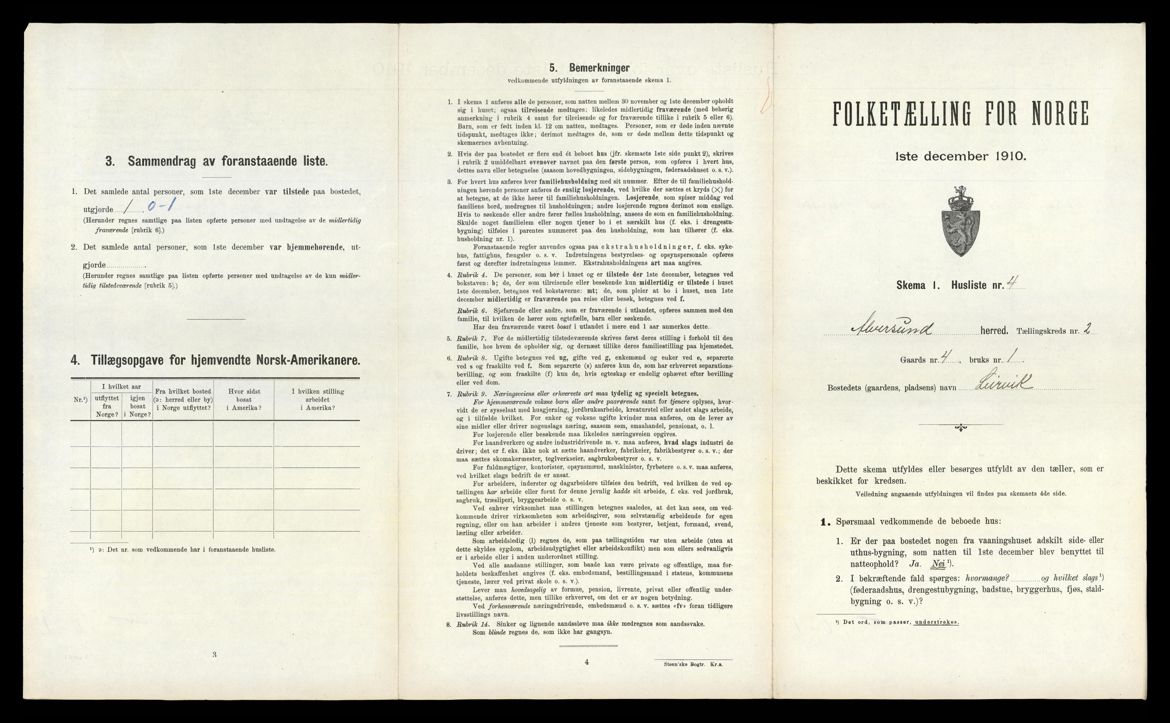 RA, Folketelling 1910 for 1257 Alversund herred, 1910, s. 124