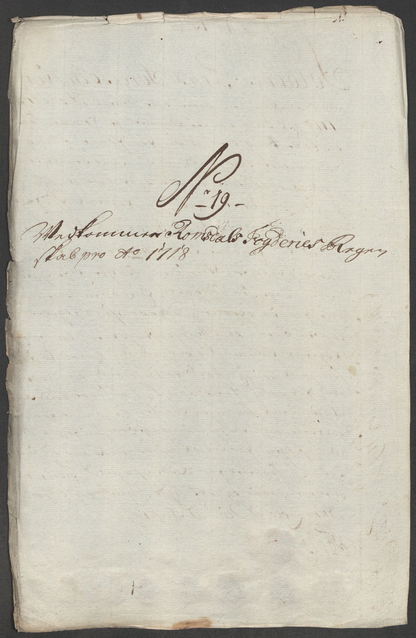 Rentekammeret inntil 1814, Reviderte regnskaper, Fogderegnskap, RA/EA-4092/R55/L3665: Fogderegnskap Romsdal, 1718, s. 162